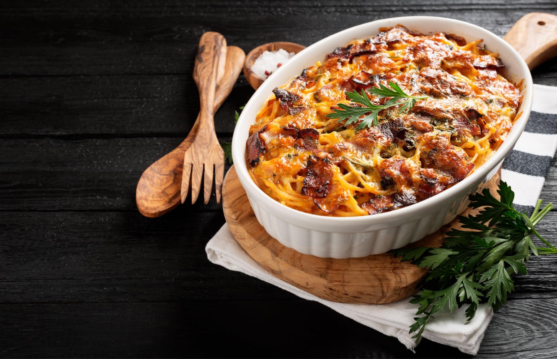 23. Spaghetti casserole