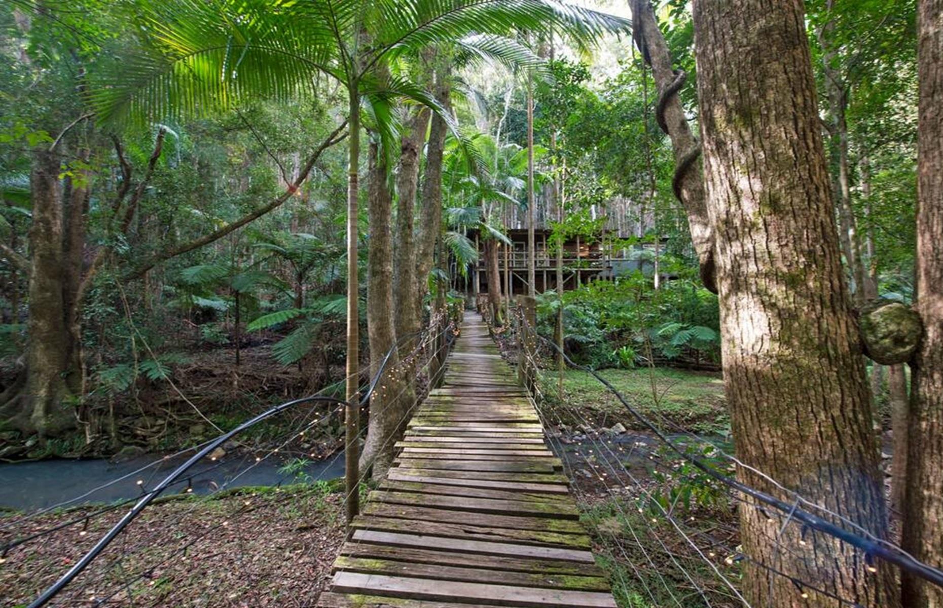 Casa aislada en el bosque, Nueva Gales del Sur, Australia