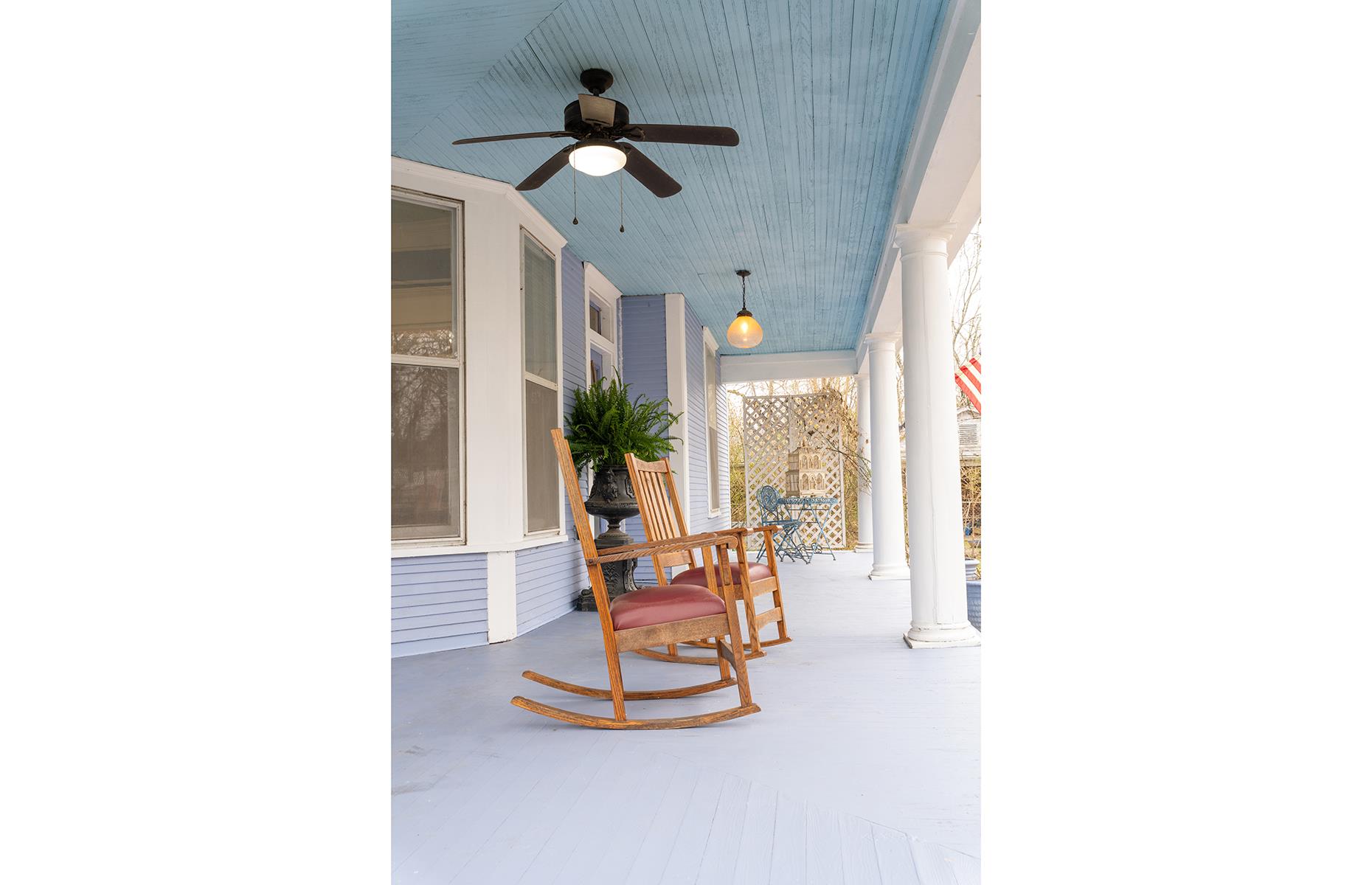After: the porch