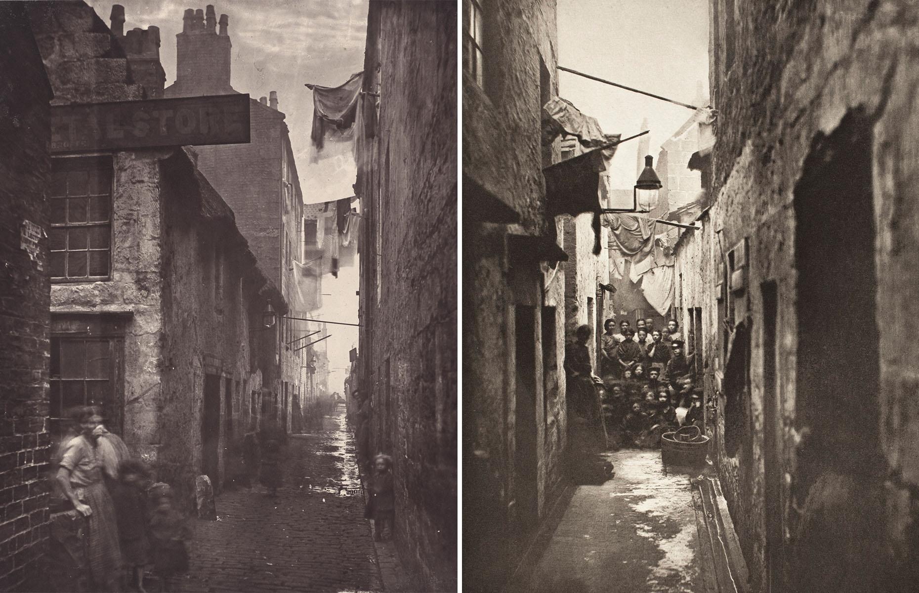 1868: Primeras fotos de viviendas en barrios marginales