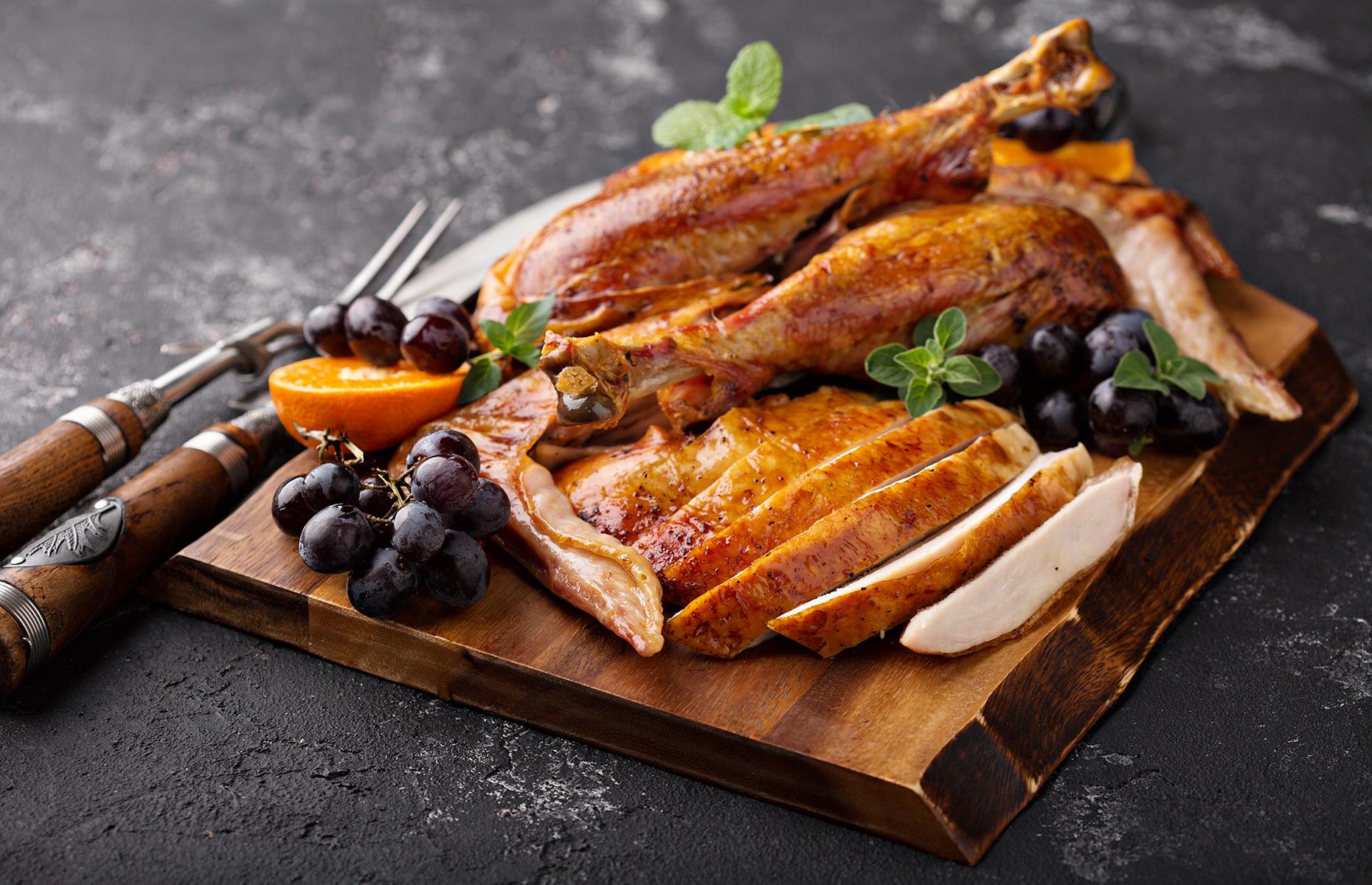 14. Learn how to professionally carve the turkey