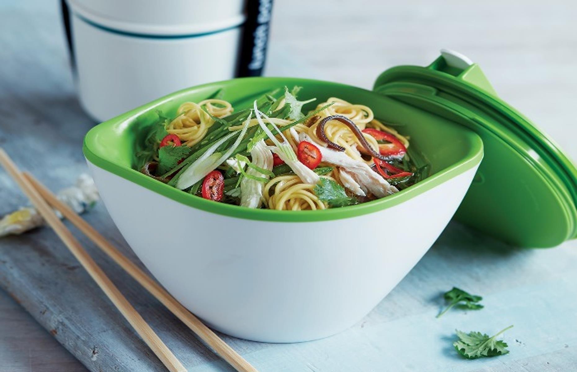 36. Homemade chicken pot noodle