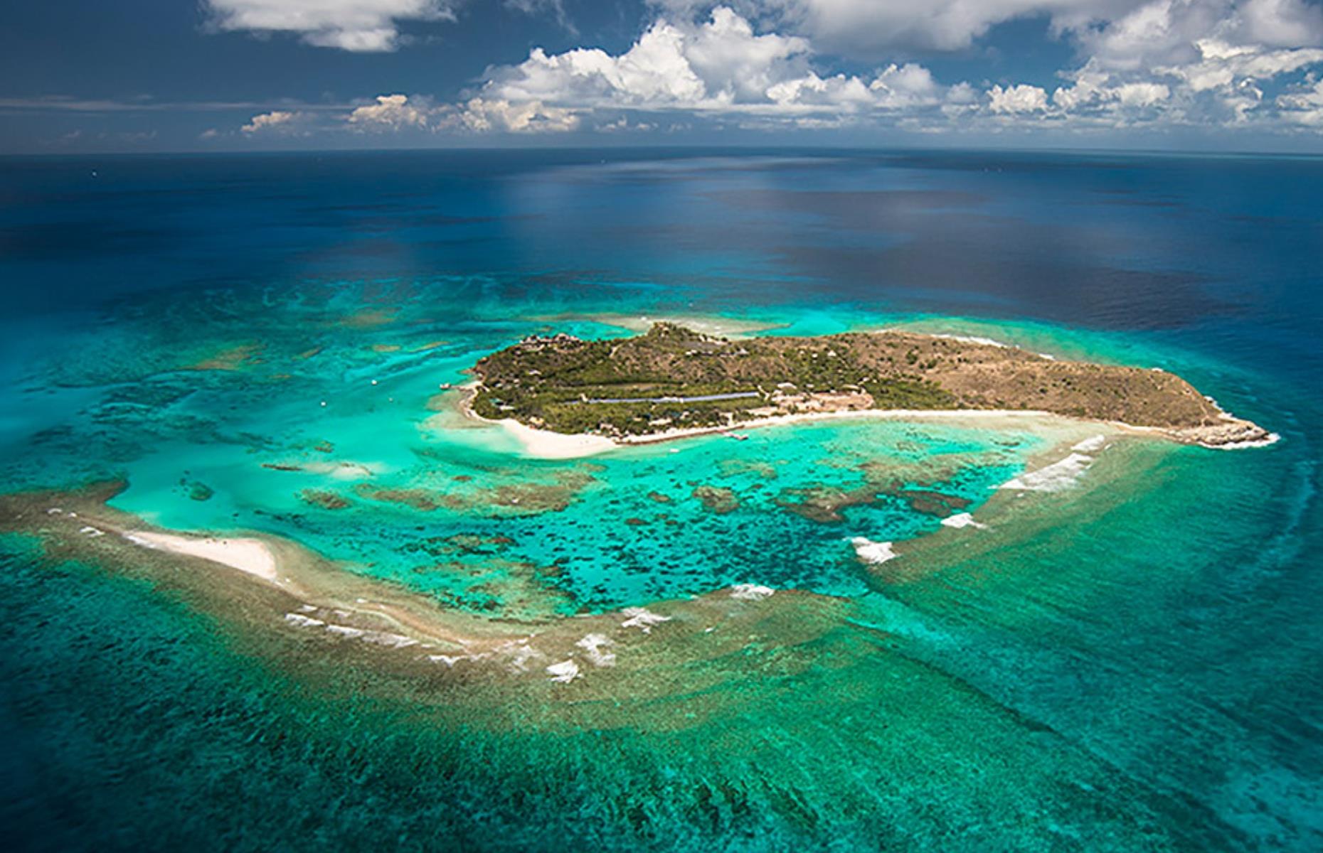 Richard Branson's private paradise, Necker Island, British Virgin Islands