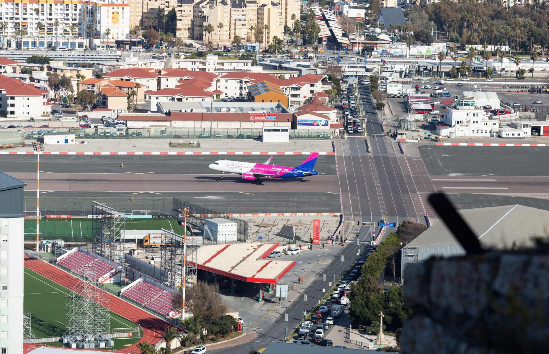 Gibraltar International Airport, Gibraltar, British Overseas Territory