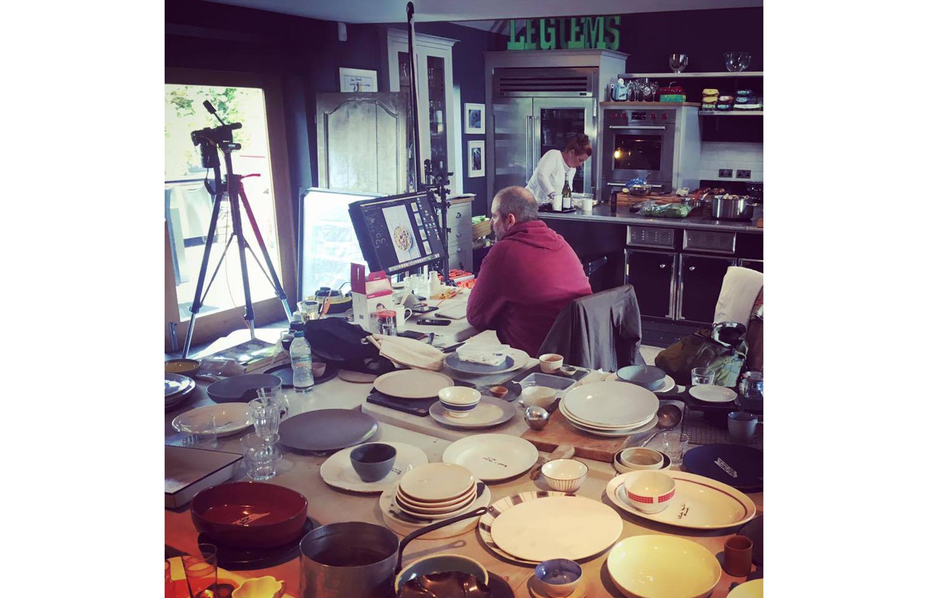 Cookbook photo shoots
