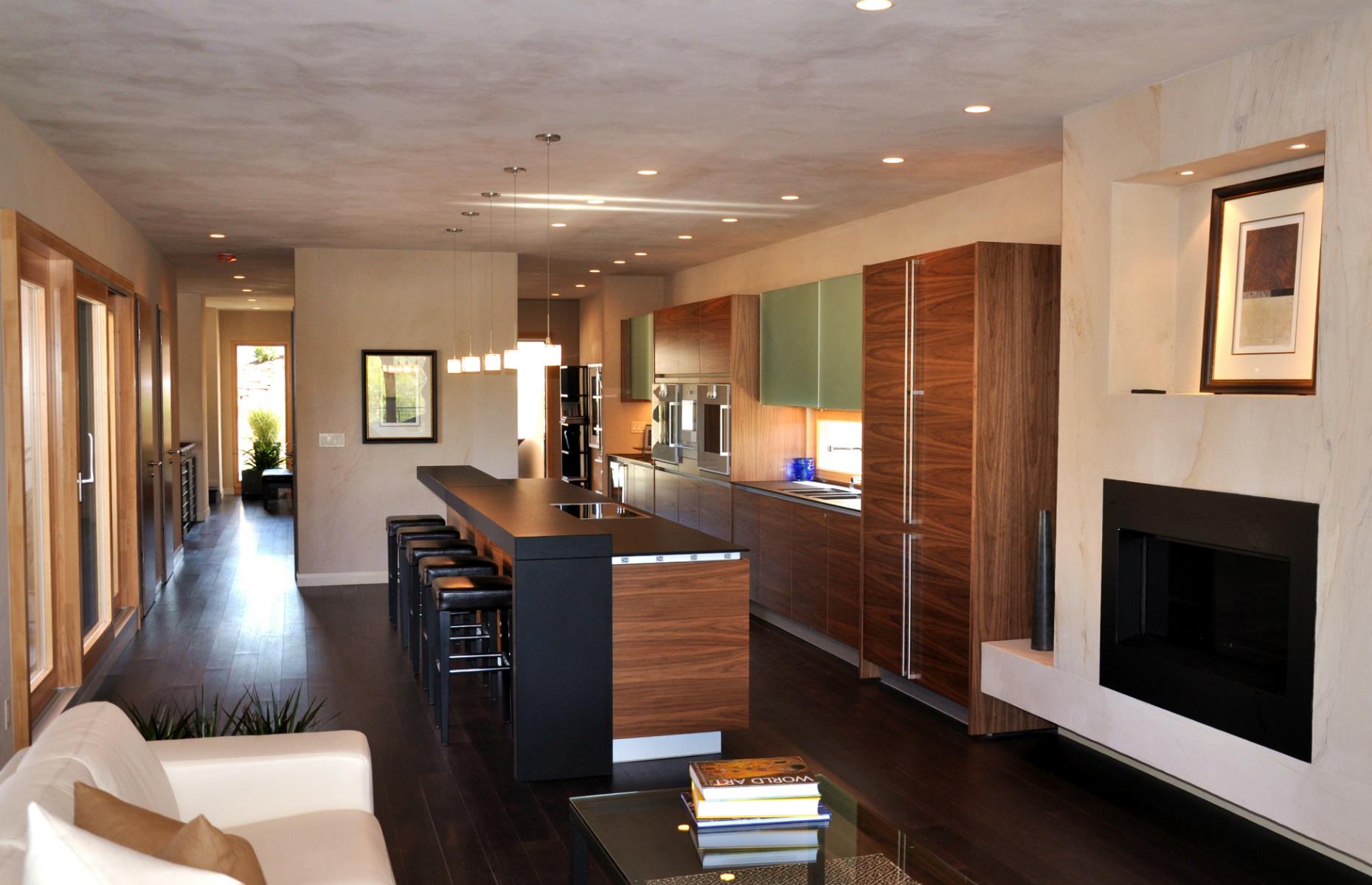 Prefabricated eco-home, Colorado, USA