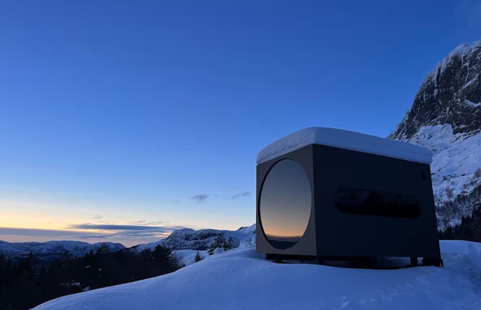 Mountaintop Birdbox, Vestland county, Norway