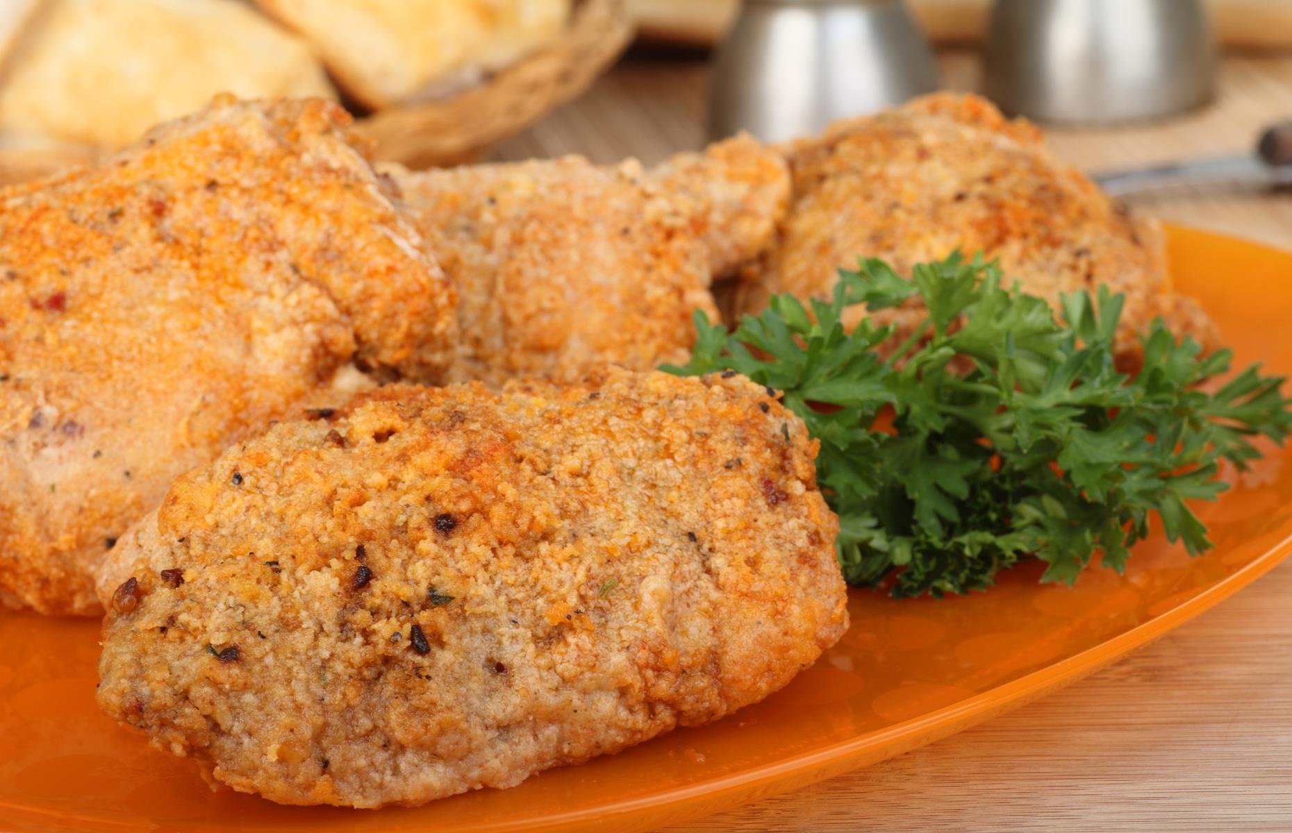 1. Make ‘fried’ chicken in the oven 