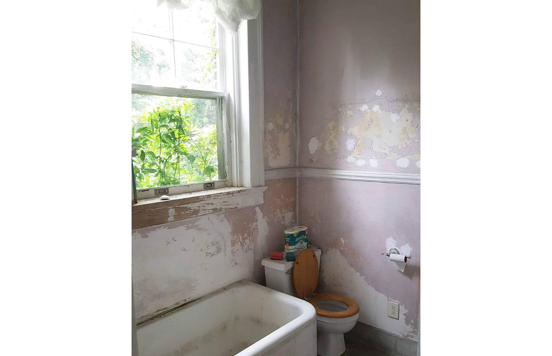 Before: the bathrooms