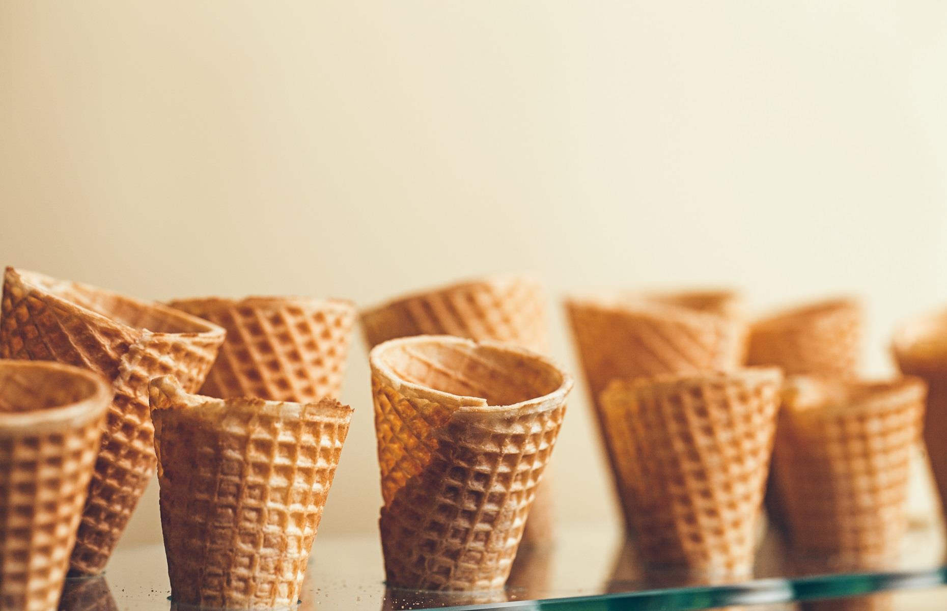 Pop seeds into ice cream cones