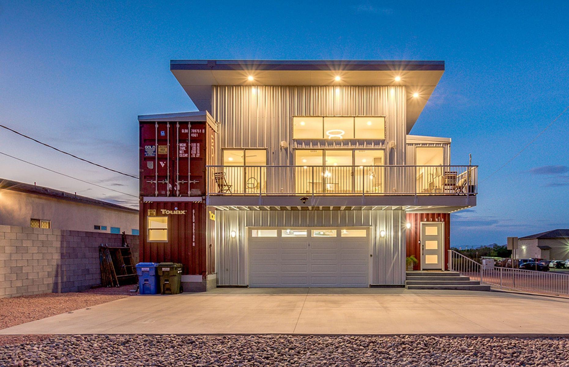 Vivienda en el desierto, Arizona, EE.UU. 