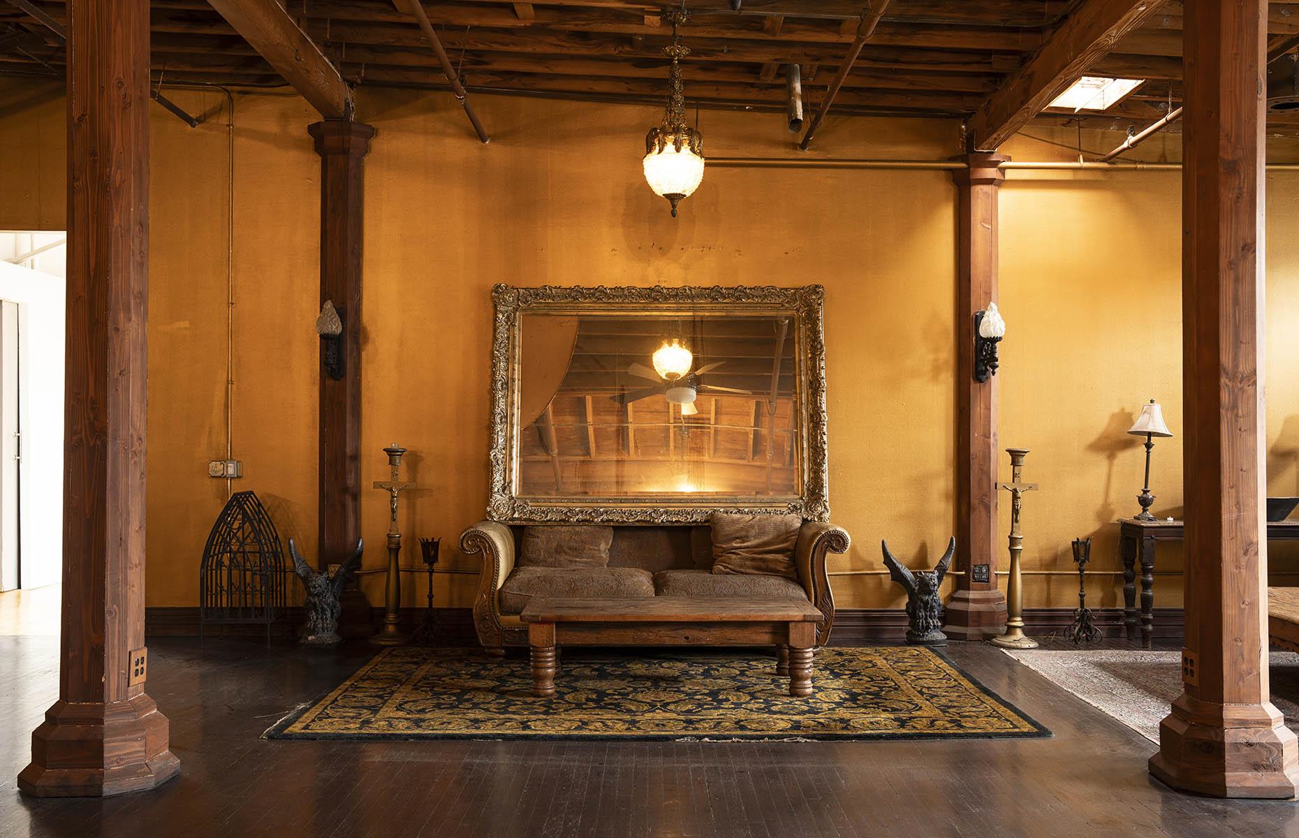 Historic car warehouse, California, USA