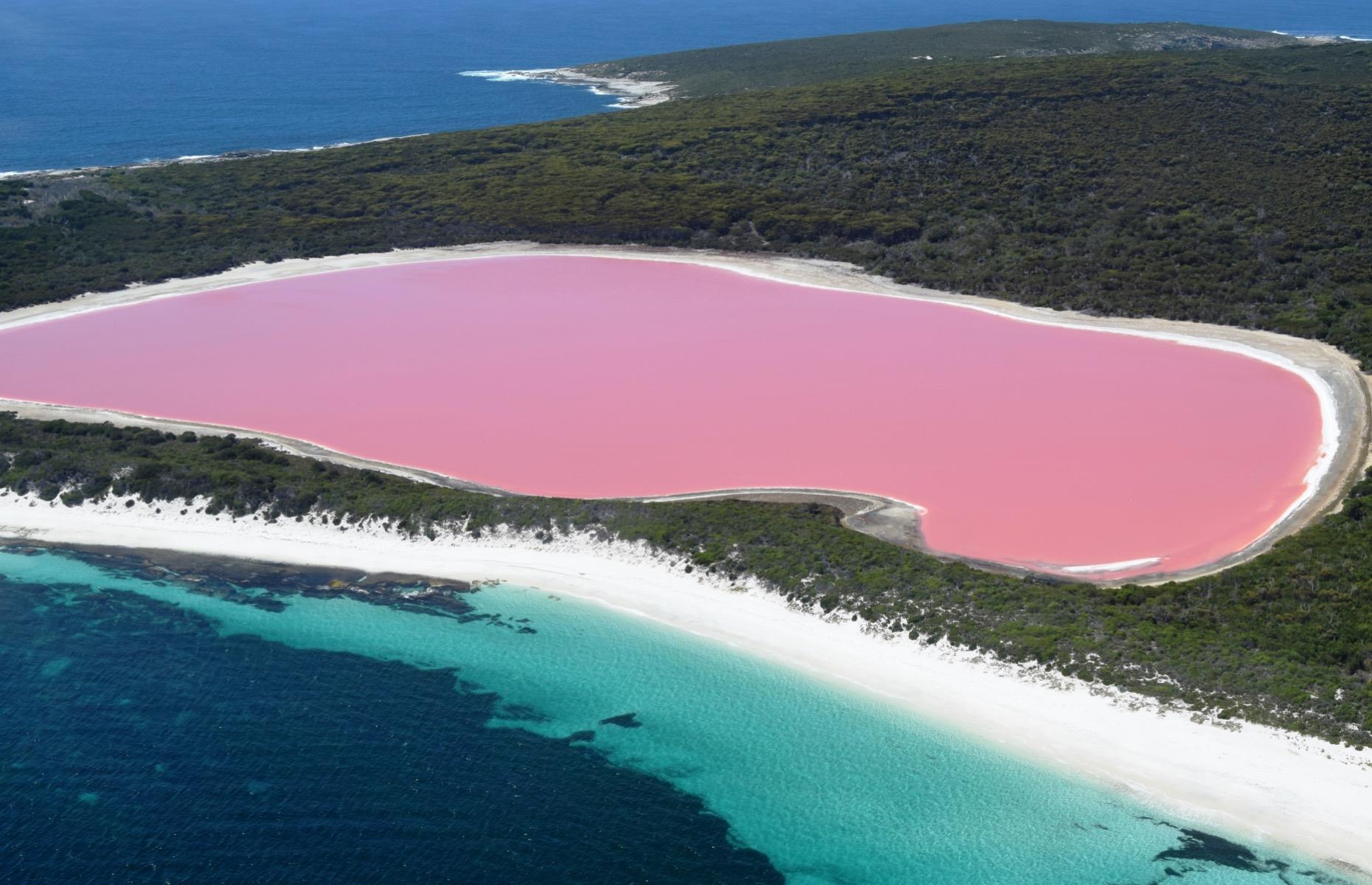 Lake Hillier, near Esperance, Australia