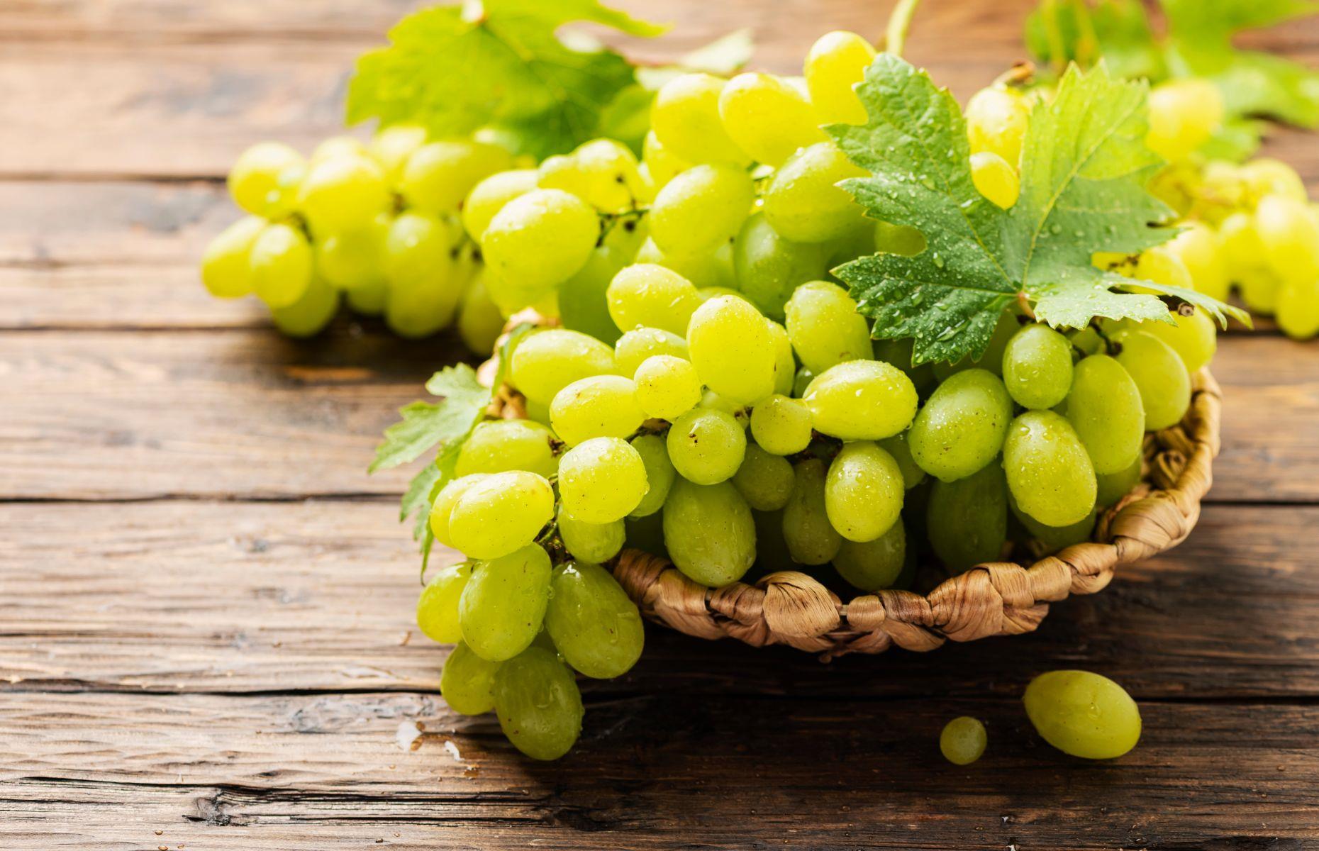 7. White grapes