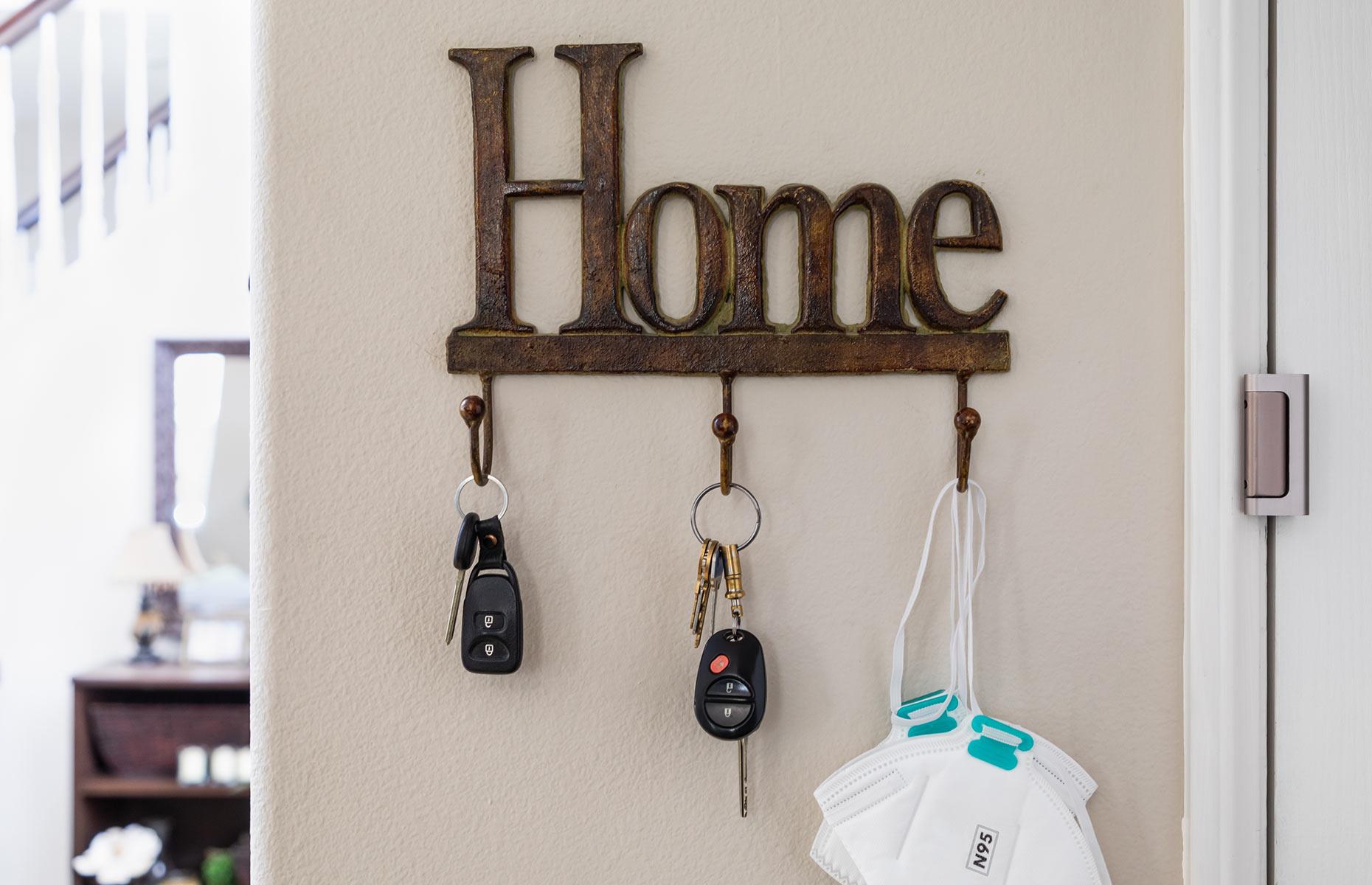 Leaving car keys on display