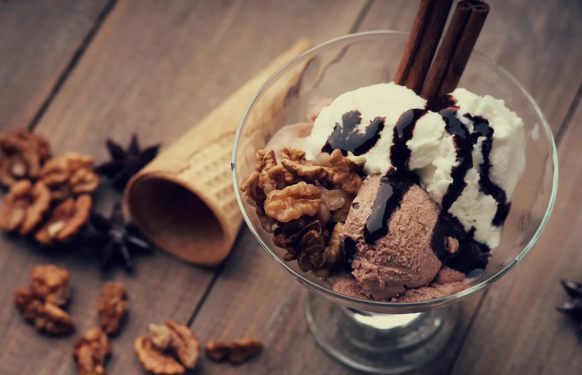 1. Ice cream, various locations