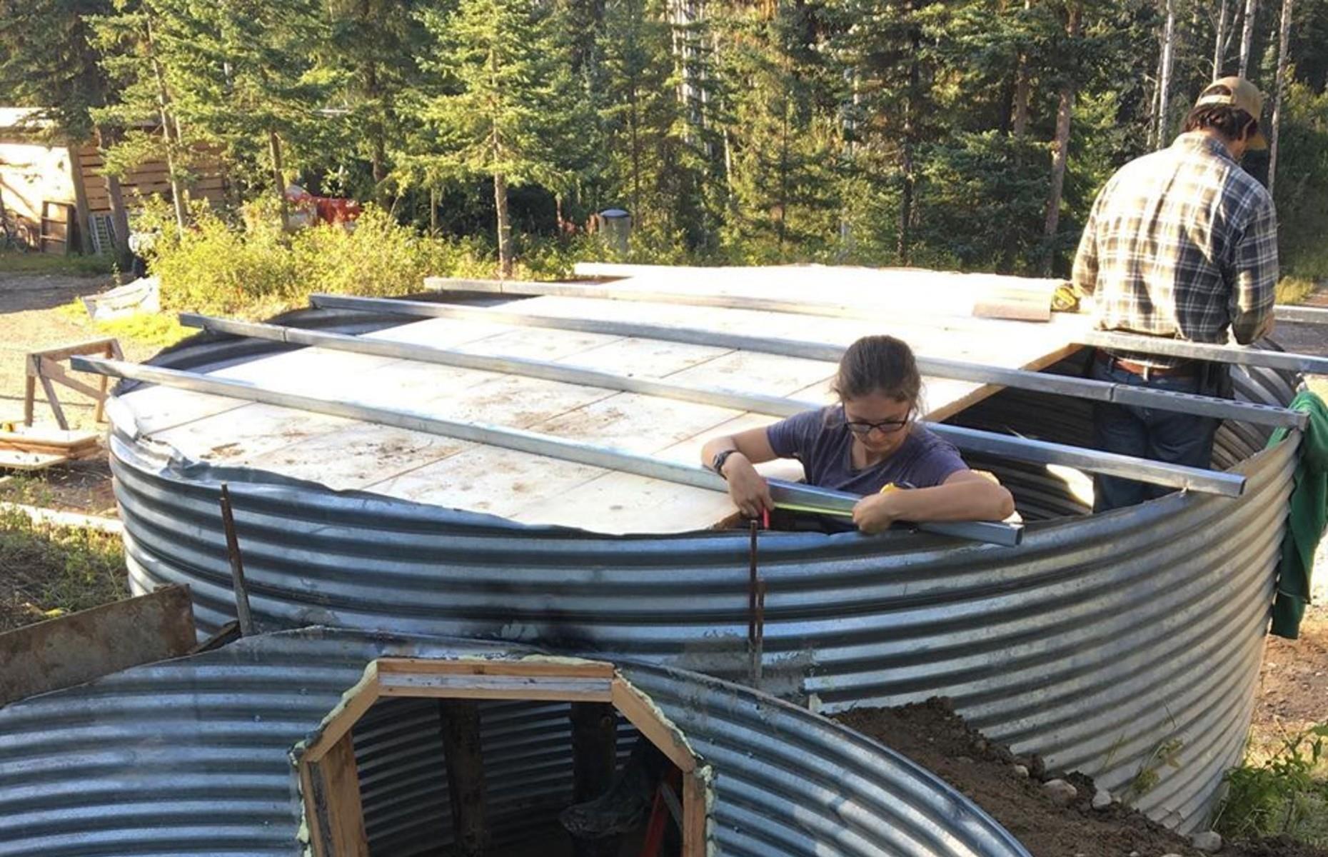 Una cabaña para siete en la Columbia Británica, Canadá