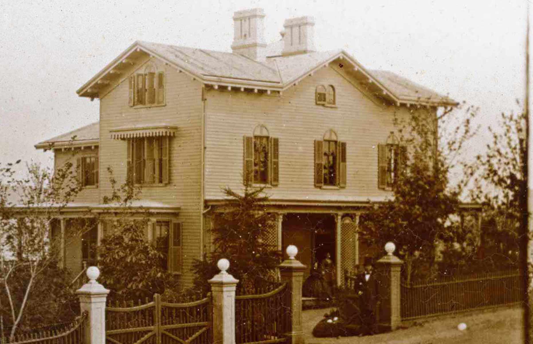 Década de 1860: Una pensión en Brooklyn