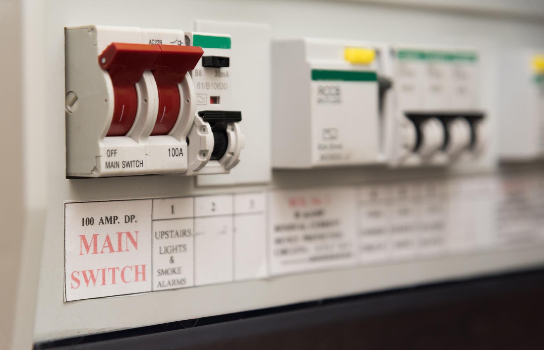 Locate the fuse box and water valve