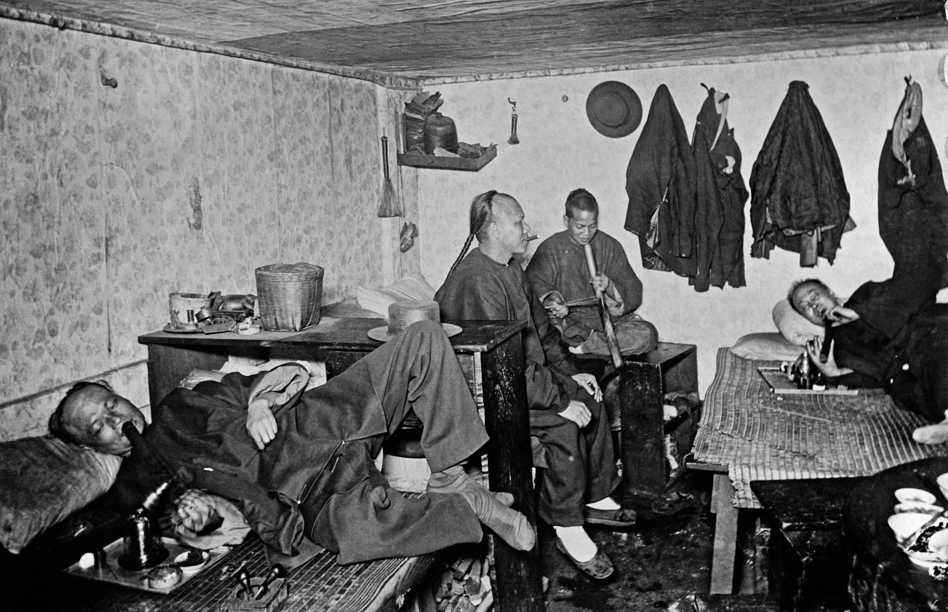 c.1890: A San Francisco opium den