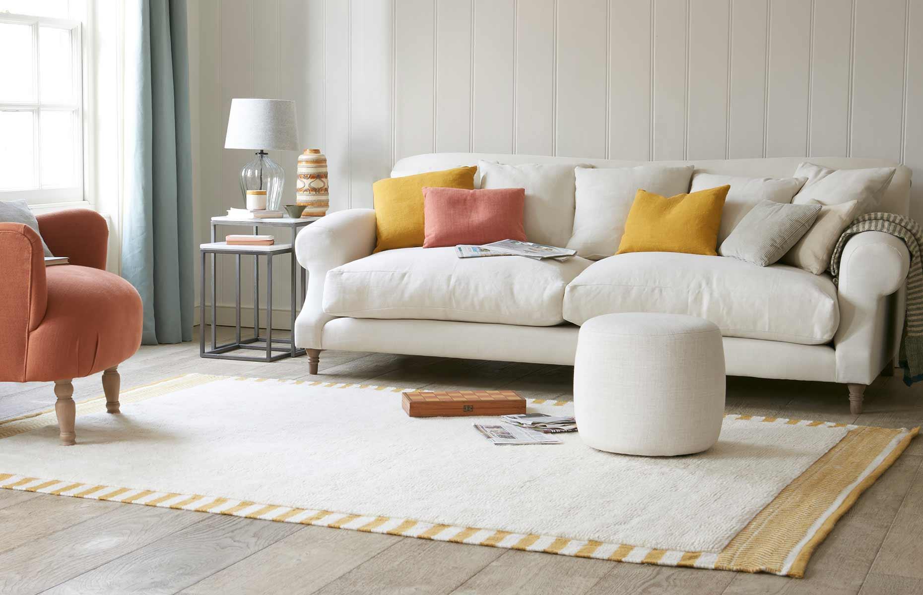 Decorate with insulating rugs and carpets