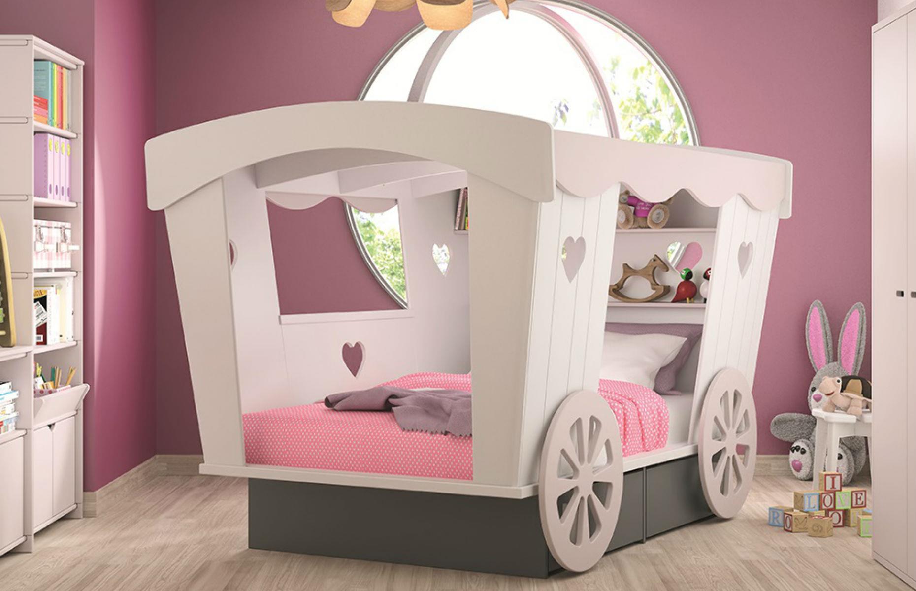 princess carriage single bed