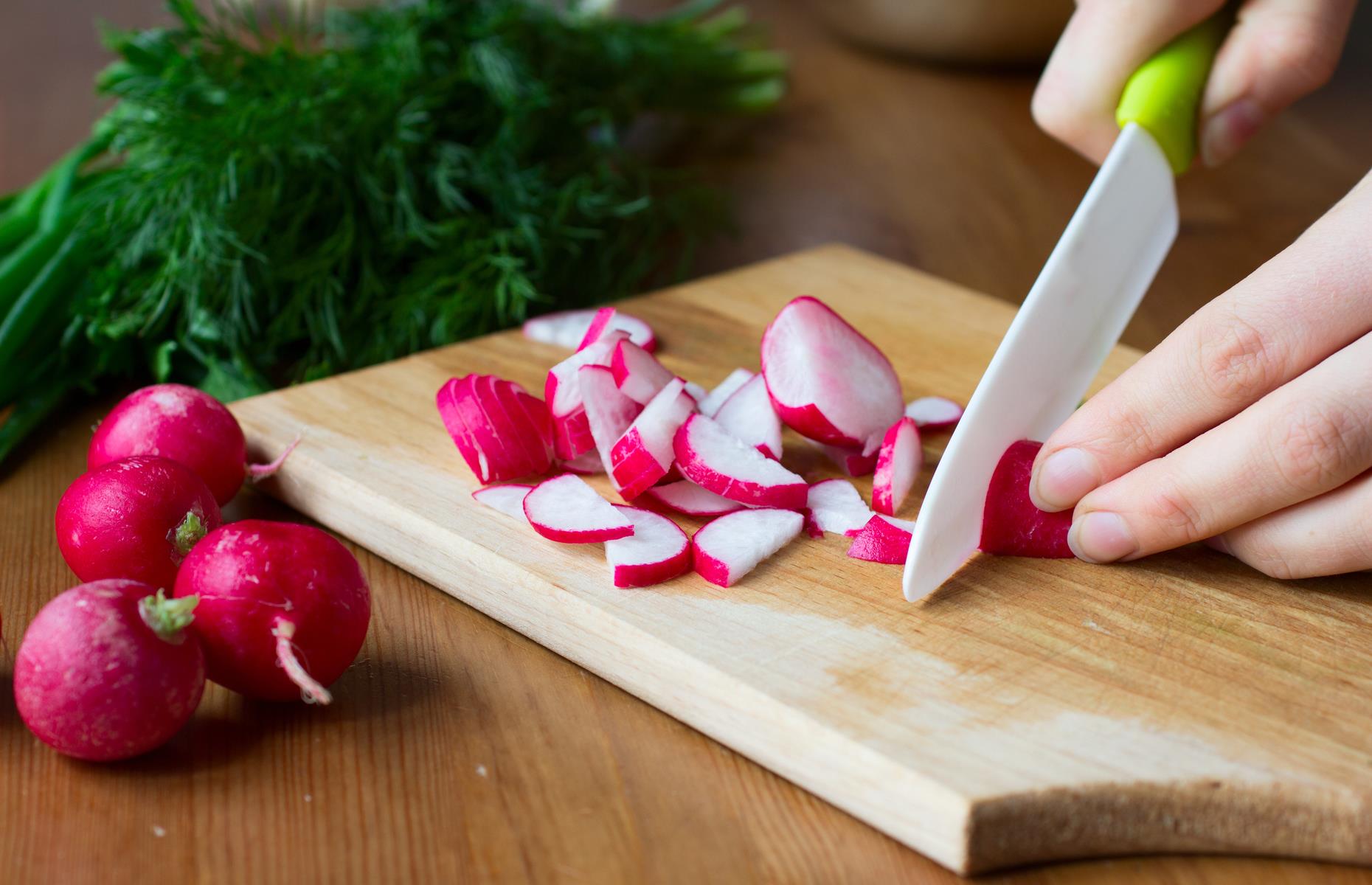 Consider getting a ceramic knife
