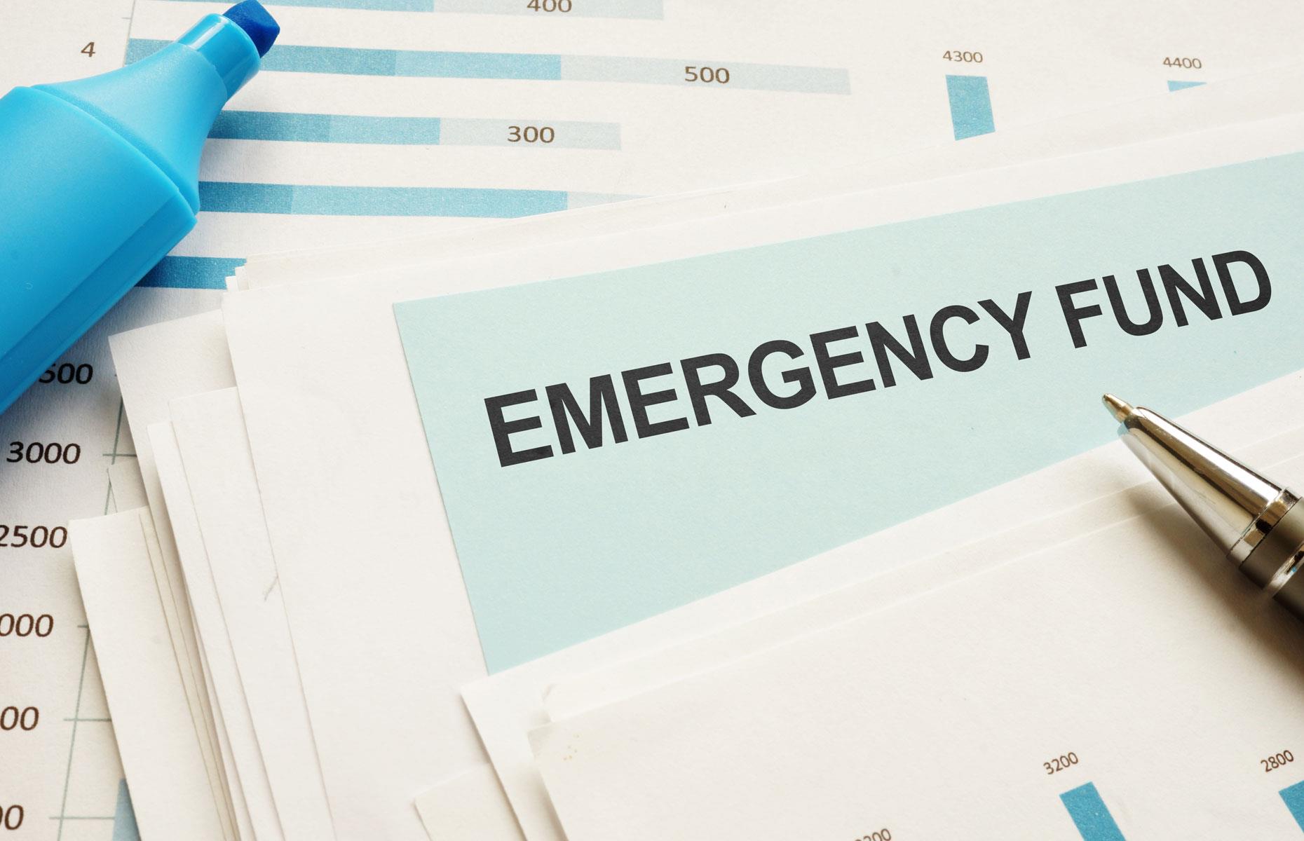 Building up an emergency fund is a must
