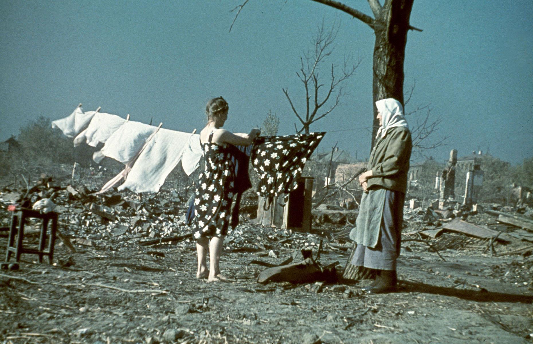 September 1942: the ruins of Stalingrad, Russia