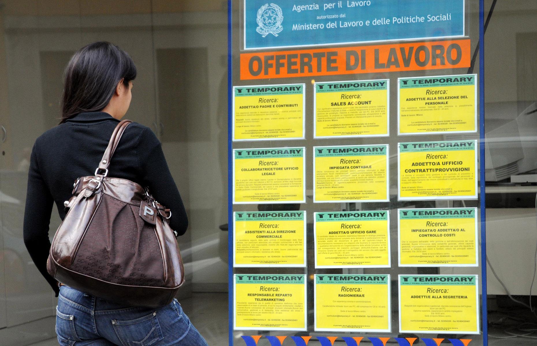 Italia: Desempleo 