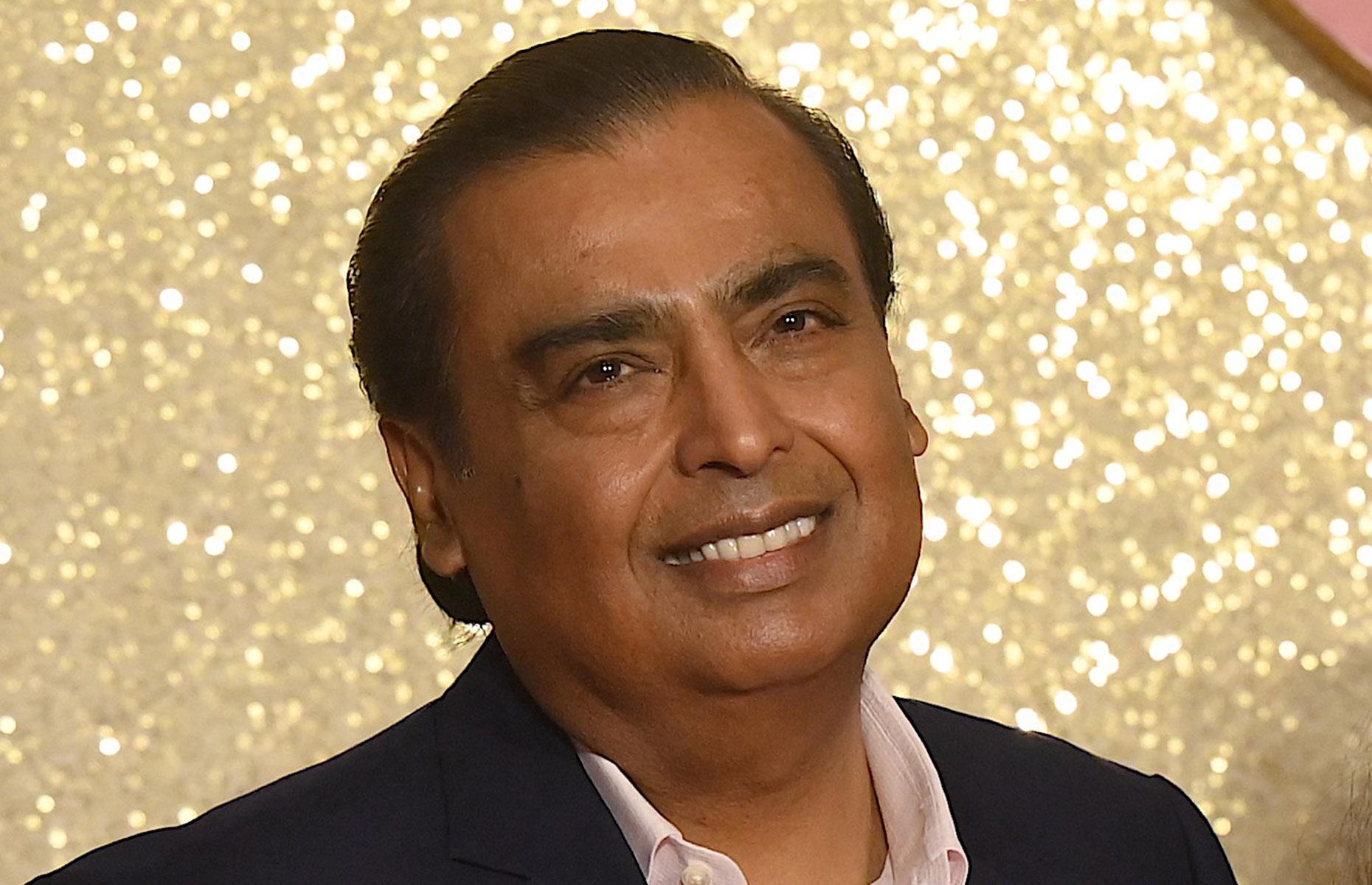Mukesh Ambani, net worth: $92.5 billion (£70.7bn)