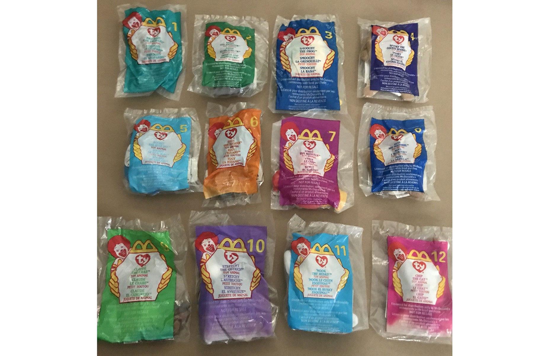 McDonald's Happy Meal TY’s Teenie Beanie Boos toy set: up to $450 (£372)