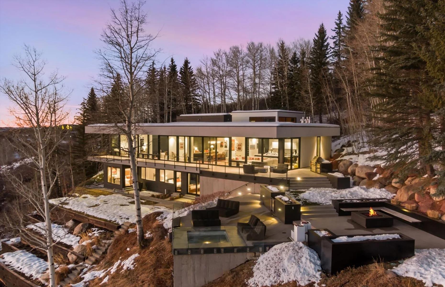 Designer home, Colorado, USA