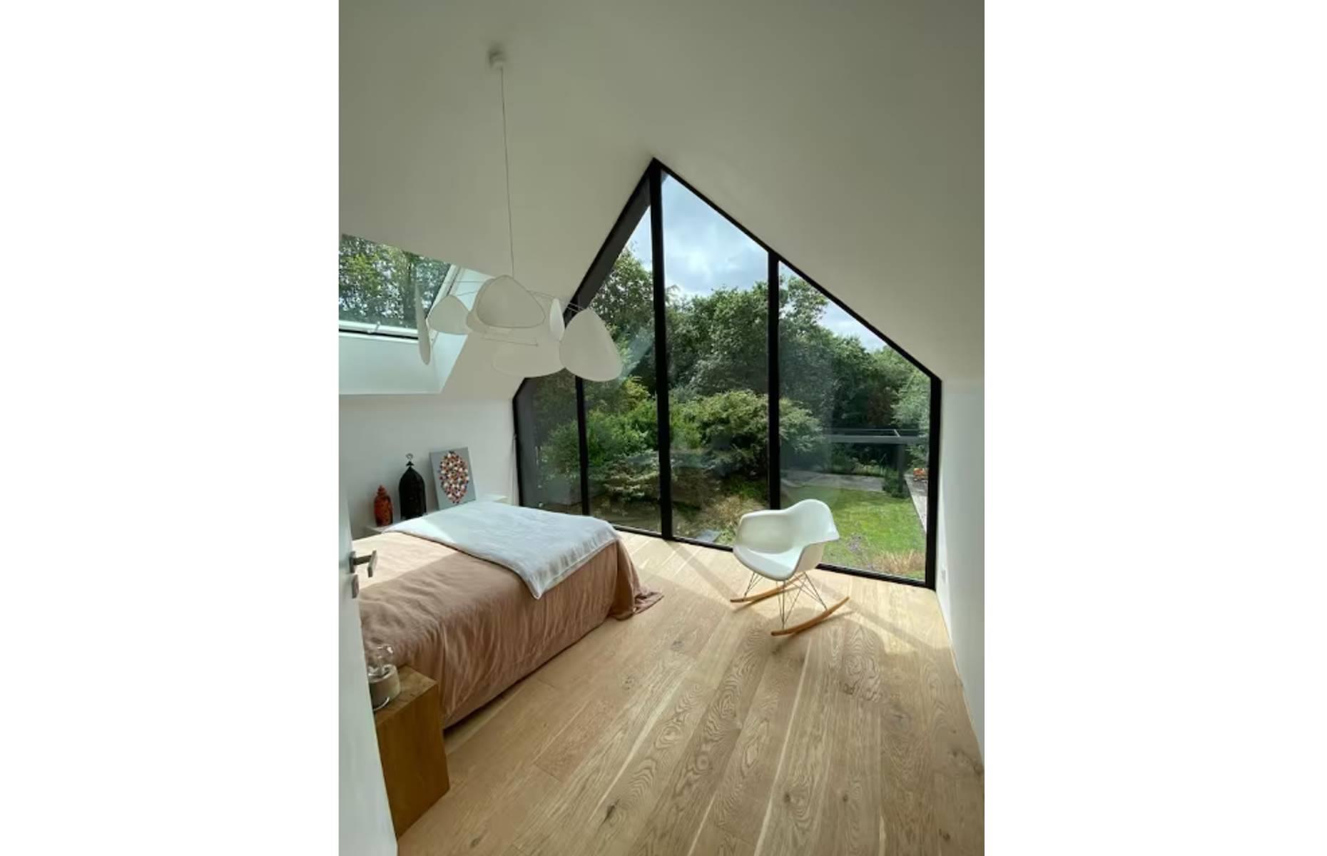Black-clad cocoon, Brittany, France