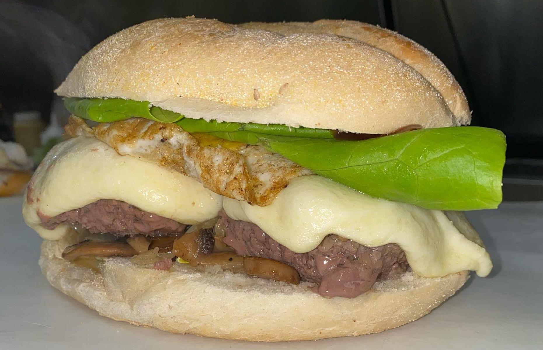 12. Steamed cheeseburger