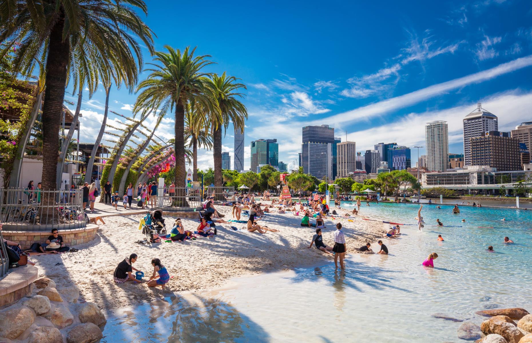 Streets Beach, South Bank, Brisbane, Queensland