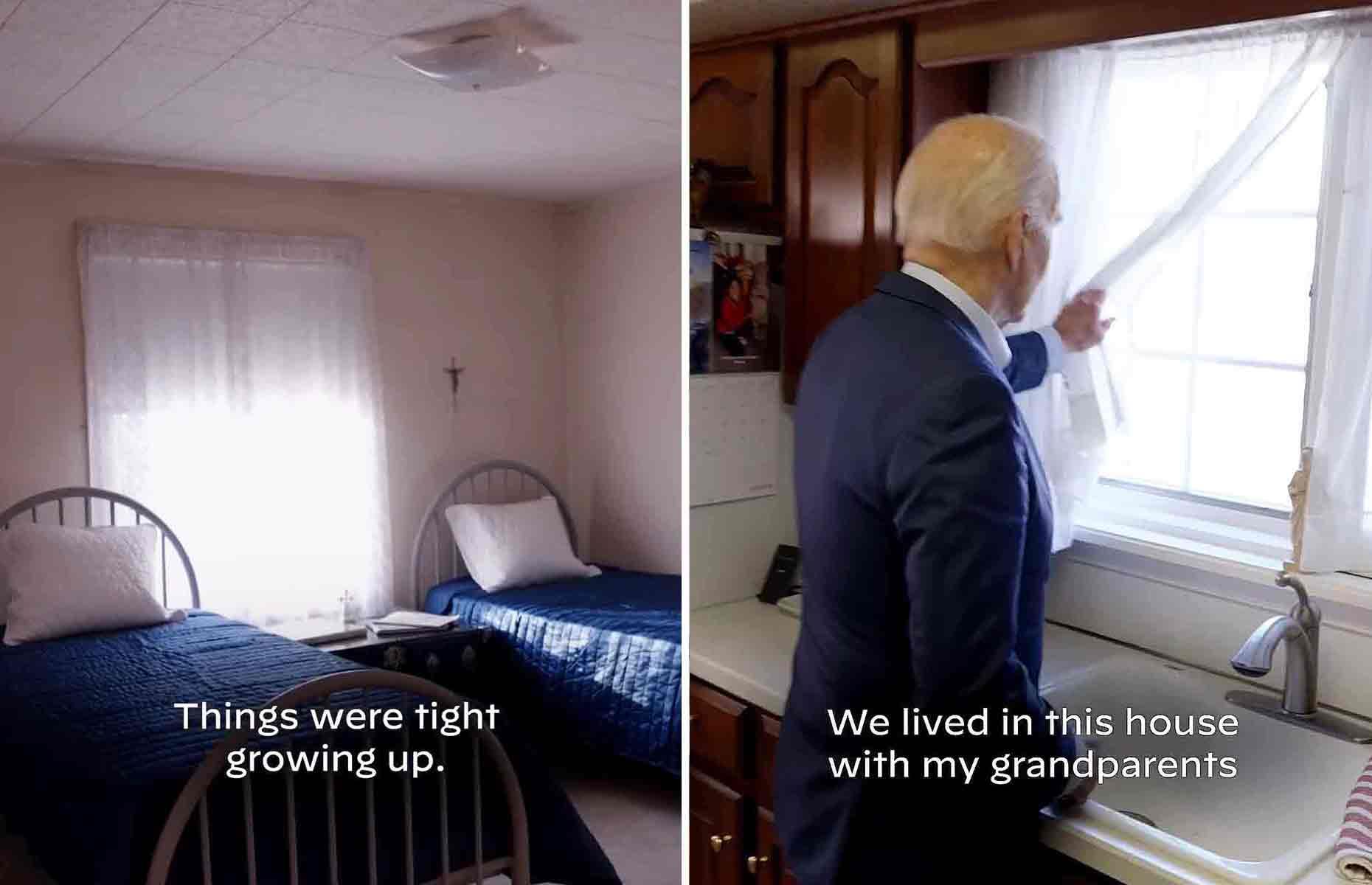 Joe Biden's clapboard home in Scranton, Pennsylvania