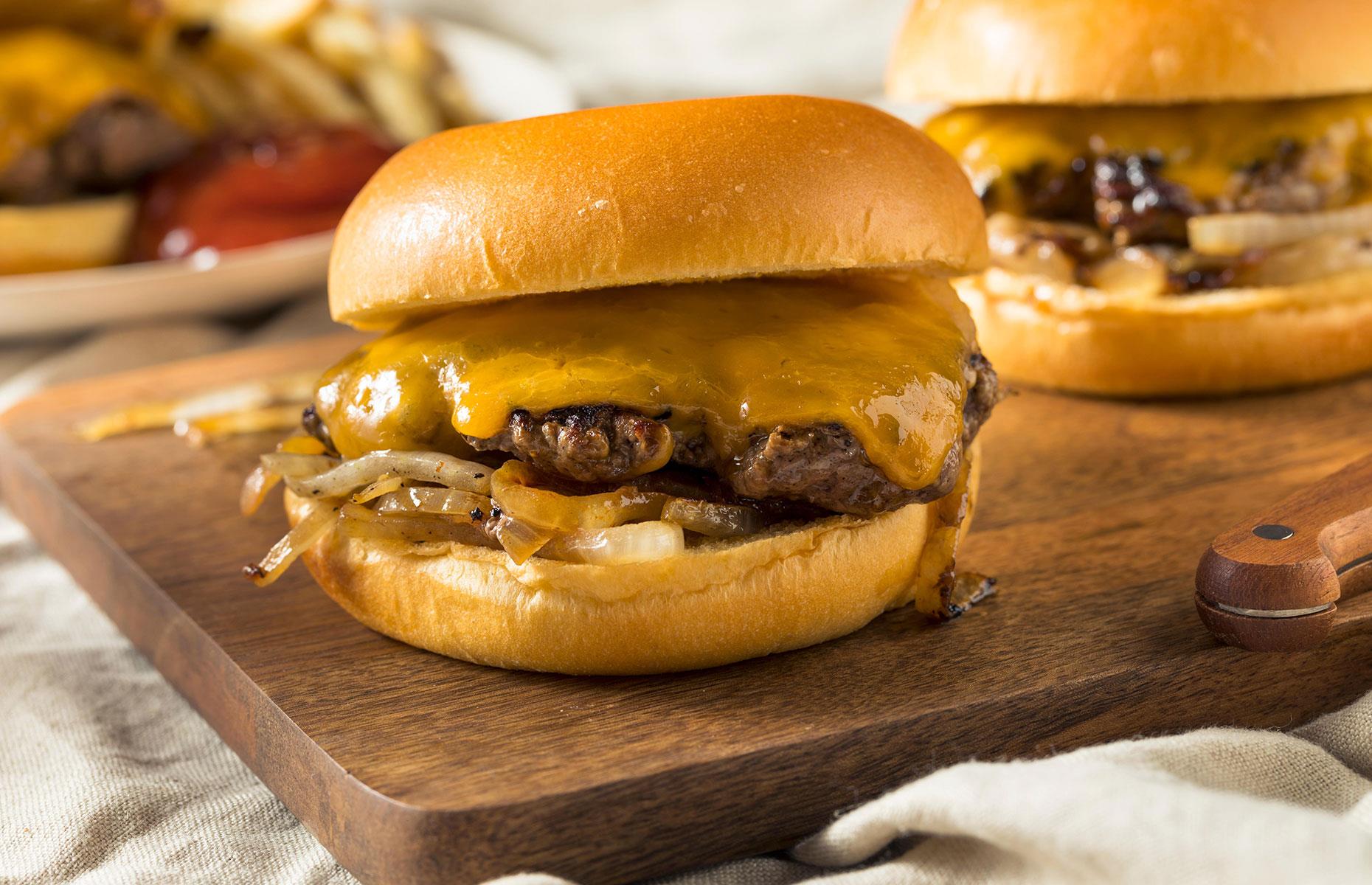 1. Fried onion burger