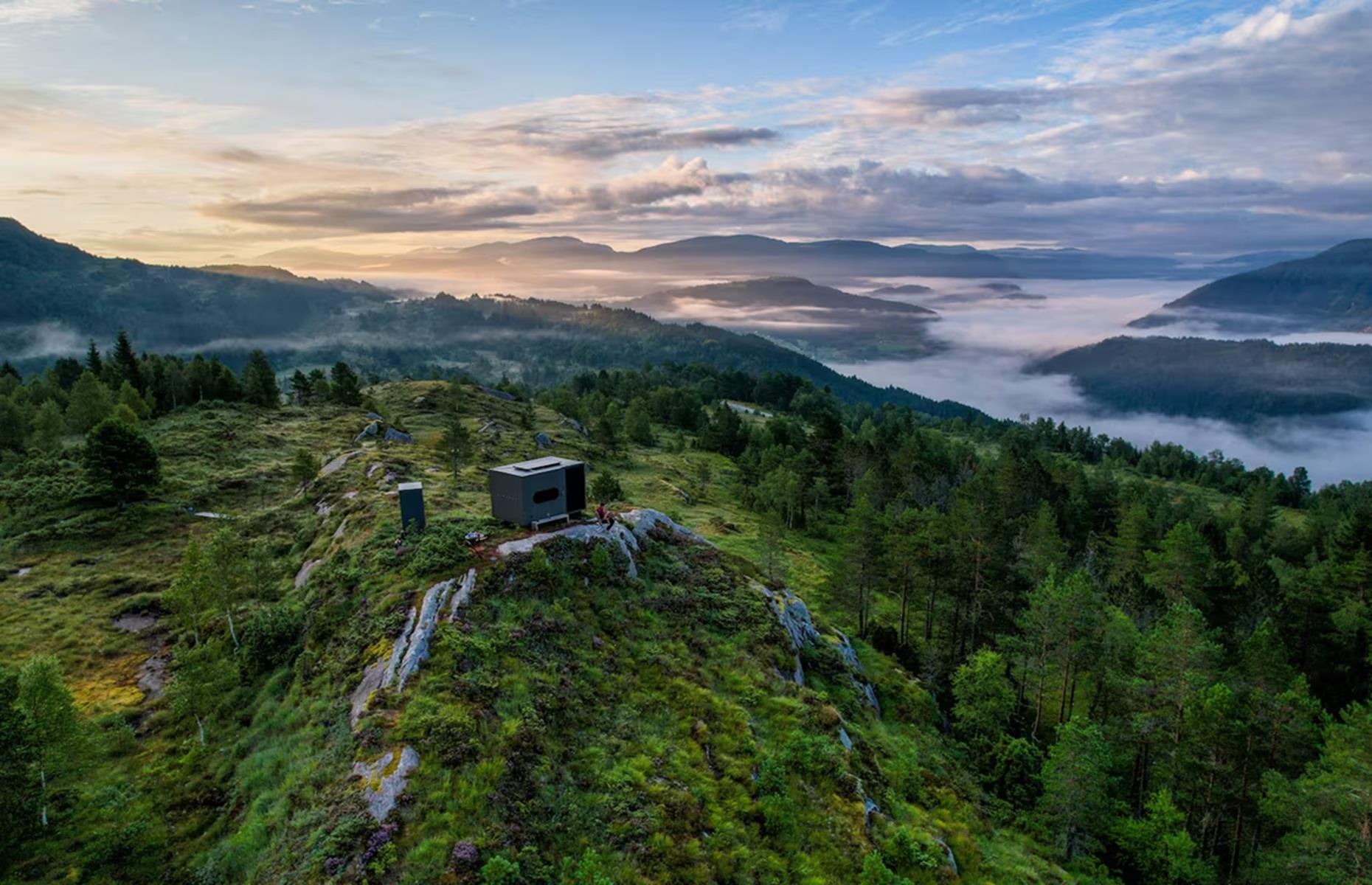 Mountaintop Birdbox, Vestland county, Norway