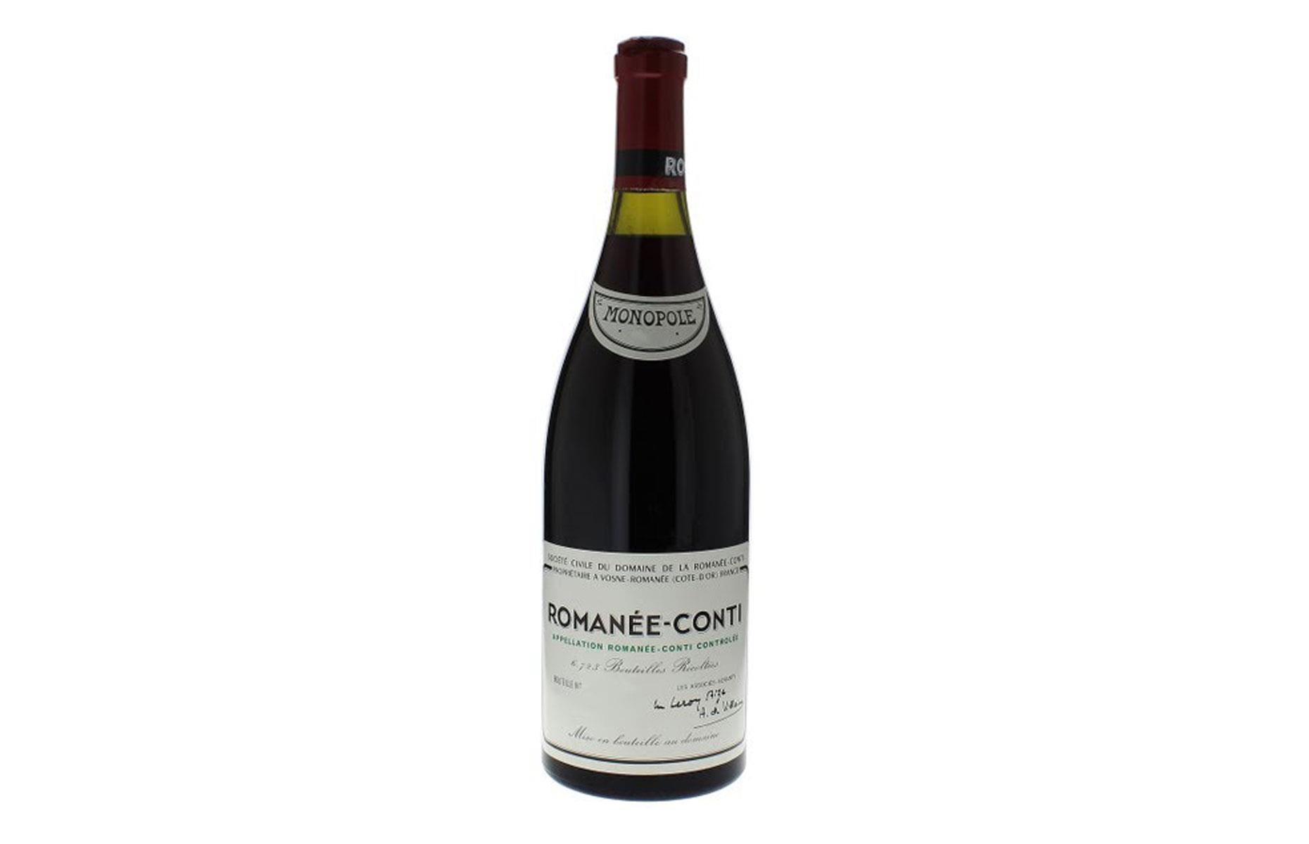 Domaine de la Romanée-Conti Romanée-Conti 1990 red wine: $17,495 (£13.7k)