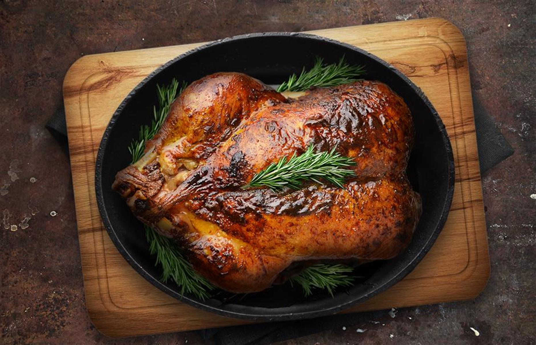 How long should you leave the turkey to rest?