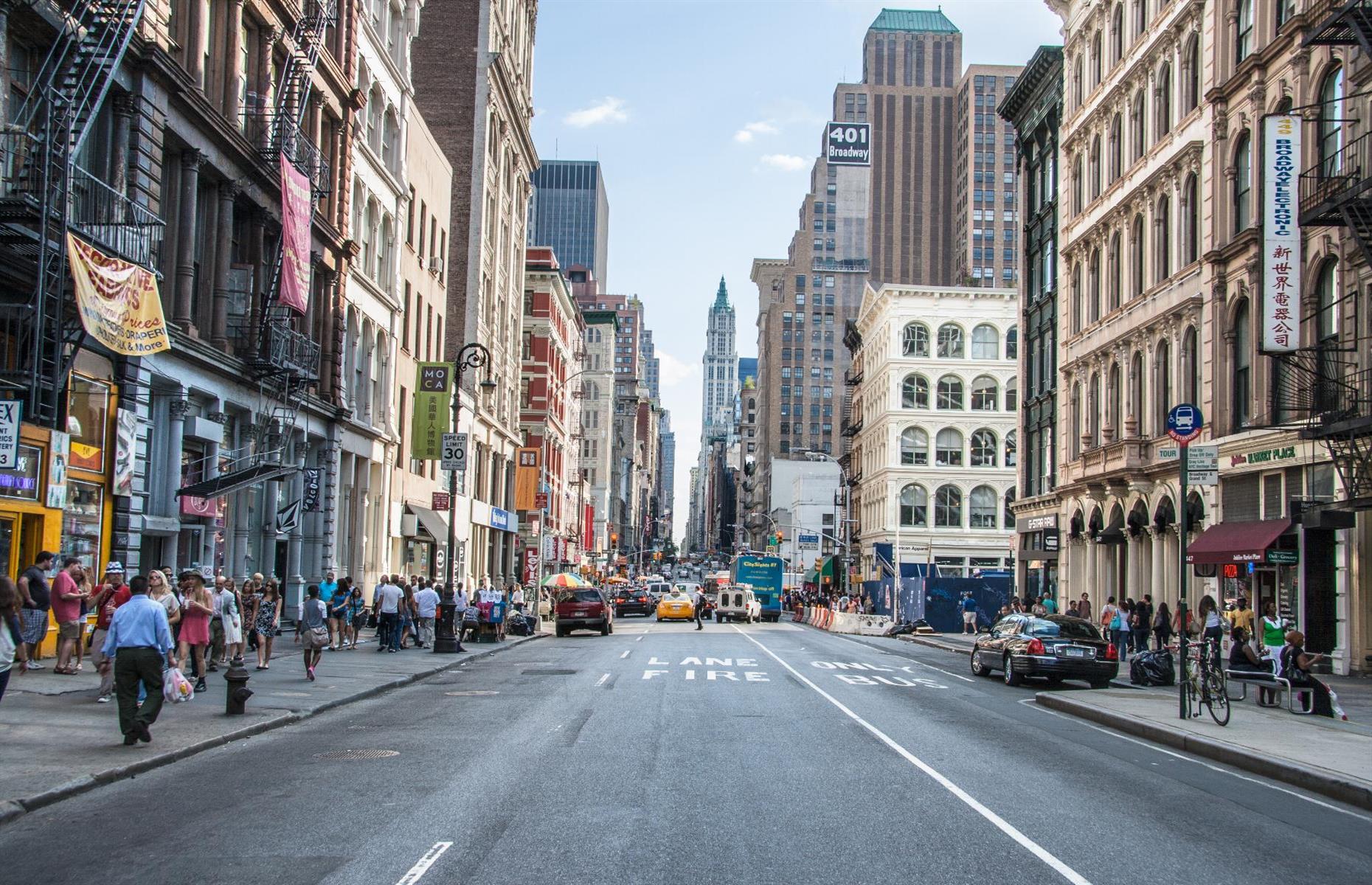 Now: Broadway, New York City, New York