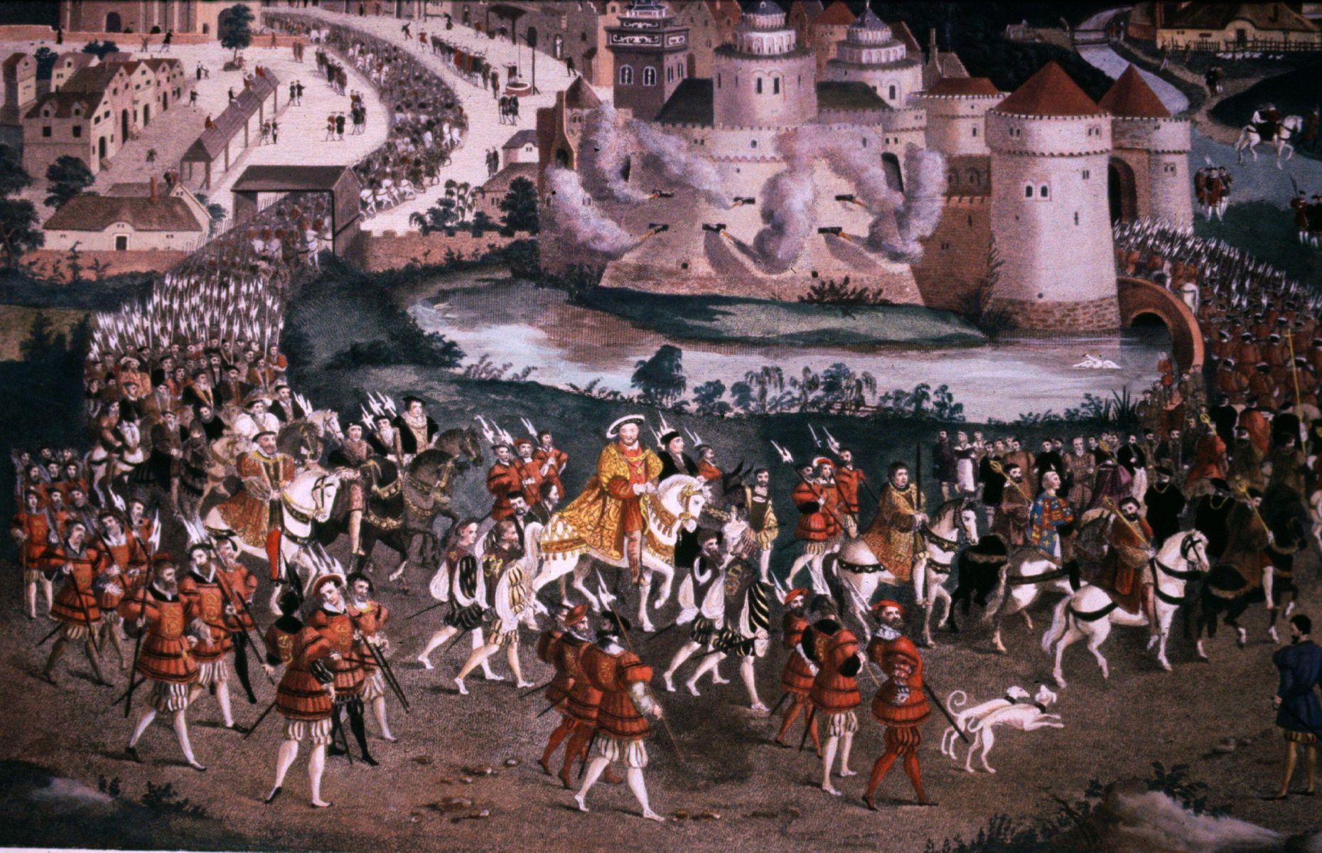7. Henry VIII’s Field of the Cloth of Gold summit meeting, 1520 