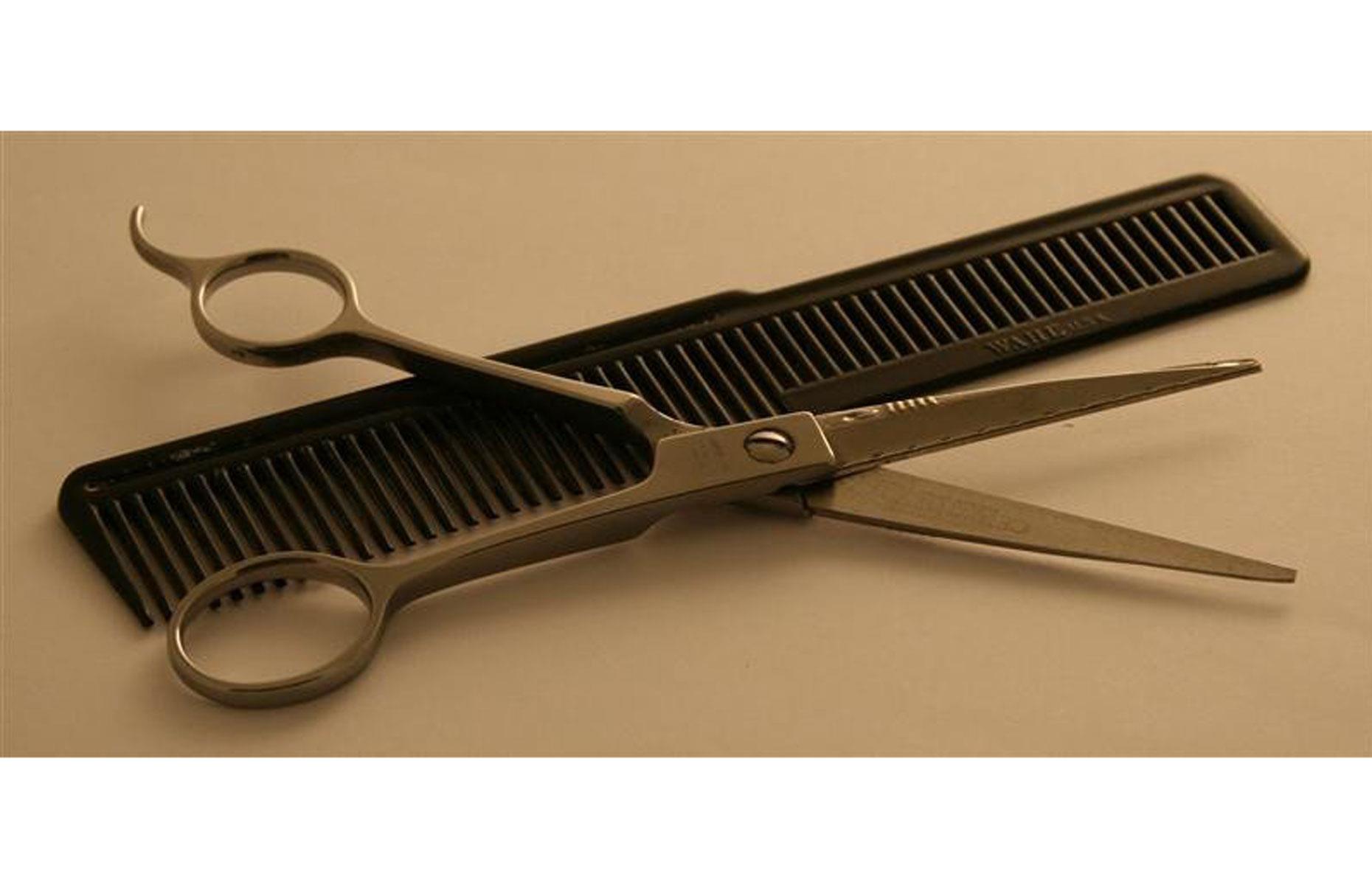 Neil Armstrong's hairdressing scissors and comb: £35,000 ($42k)