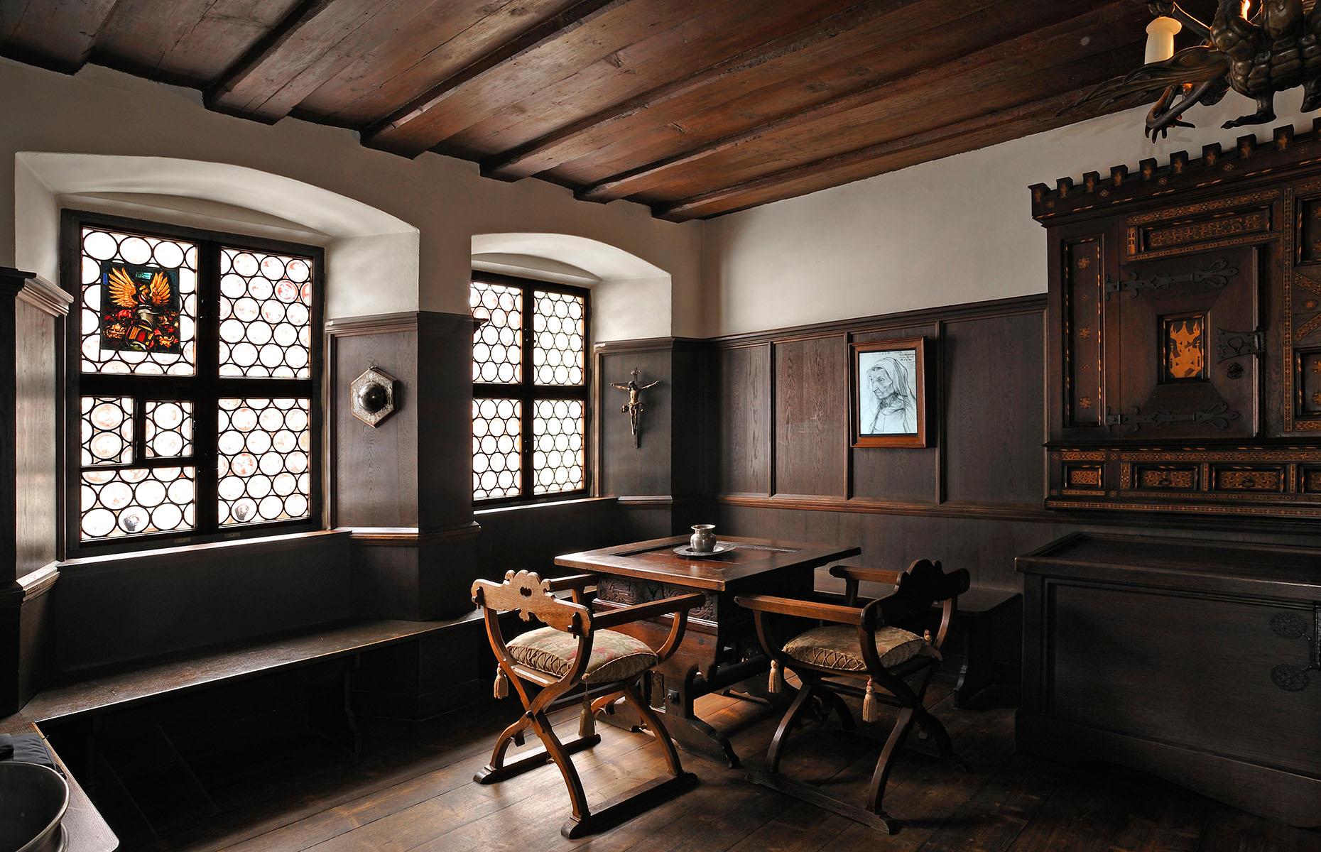 1500s: artist's medieval mansion, Nuremberg, Germany