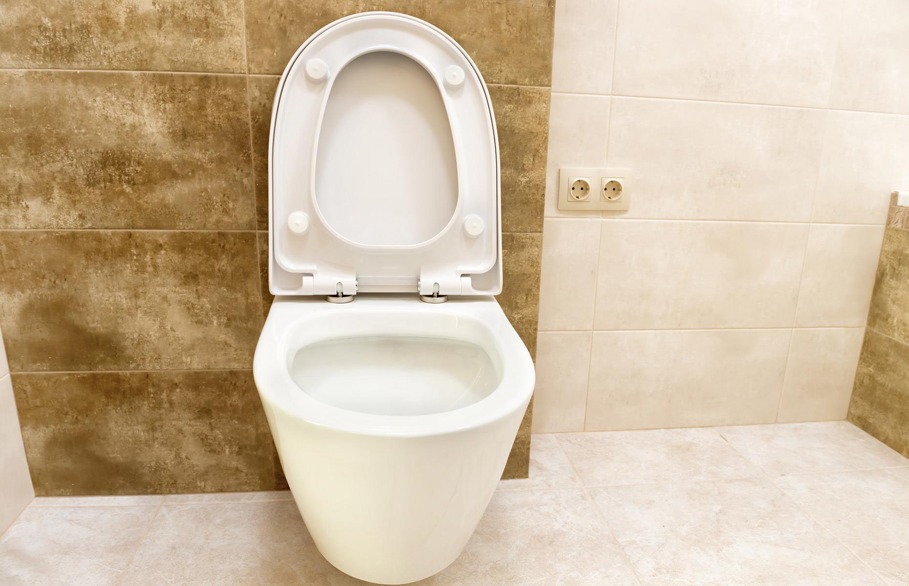 16. Leaving the toilet seat up