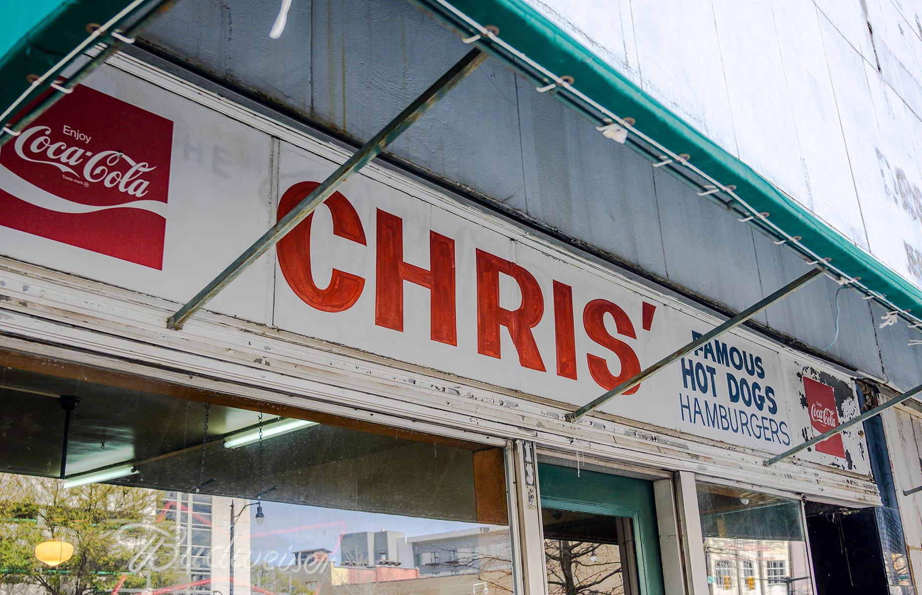 Alabama: sit at the bar at Chris’ Hot Dogs