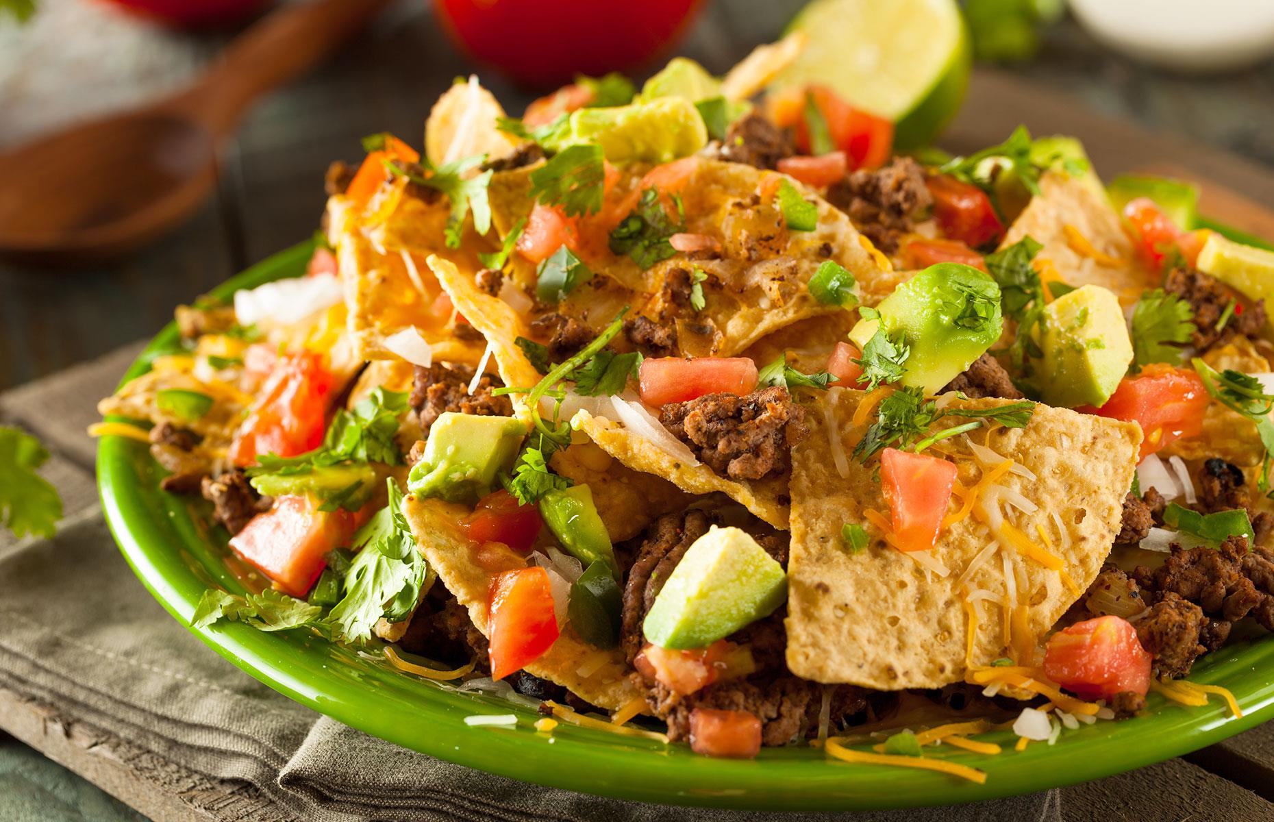 22. Loaded steak nachos