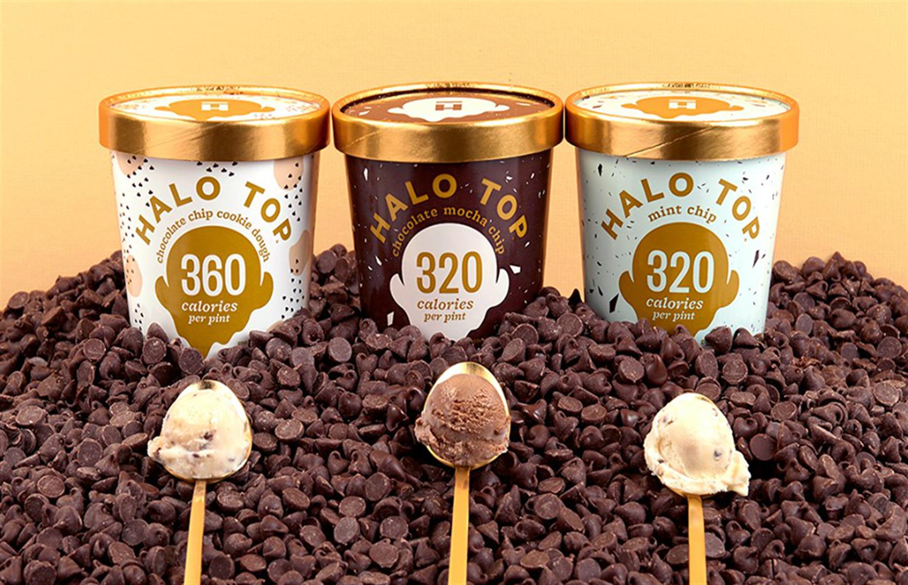 Halo Top/Breyer’s (70 calories for 2 scoops)