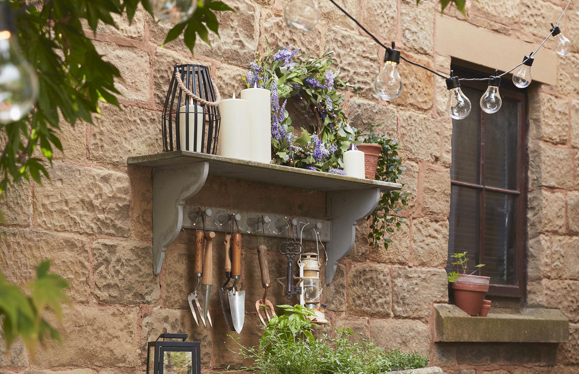 Upcycle a hallway shelf